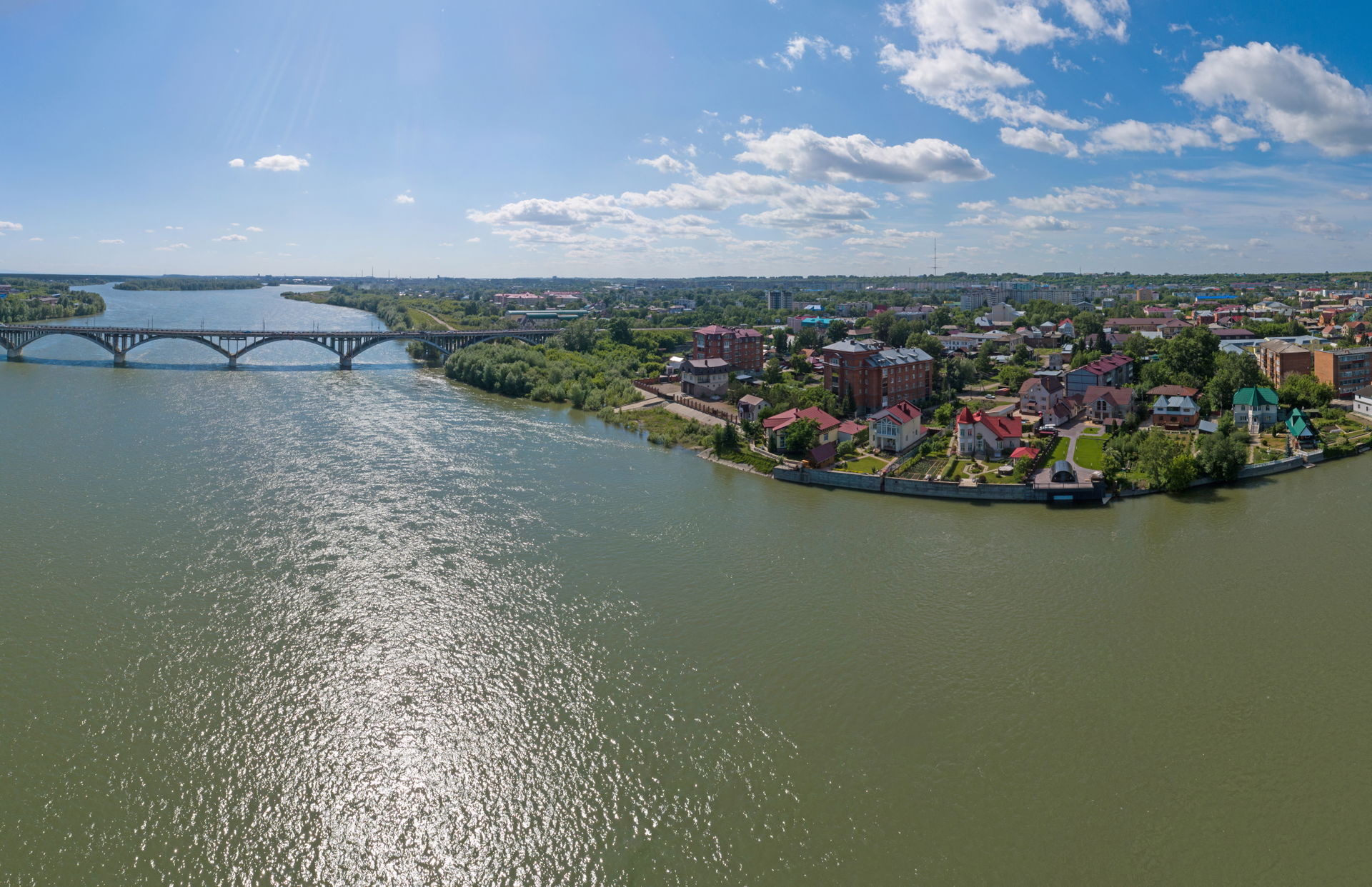 Biysk and the Biya river, Altai Krai, Russia