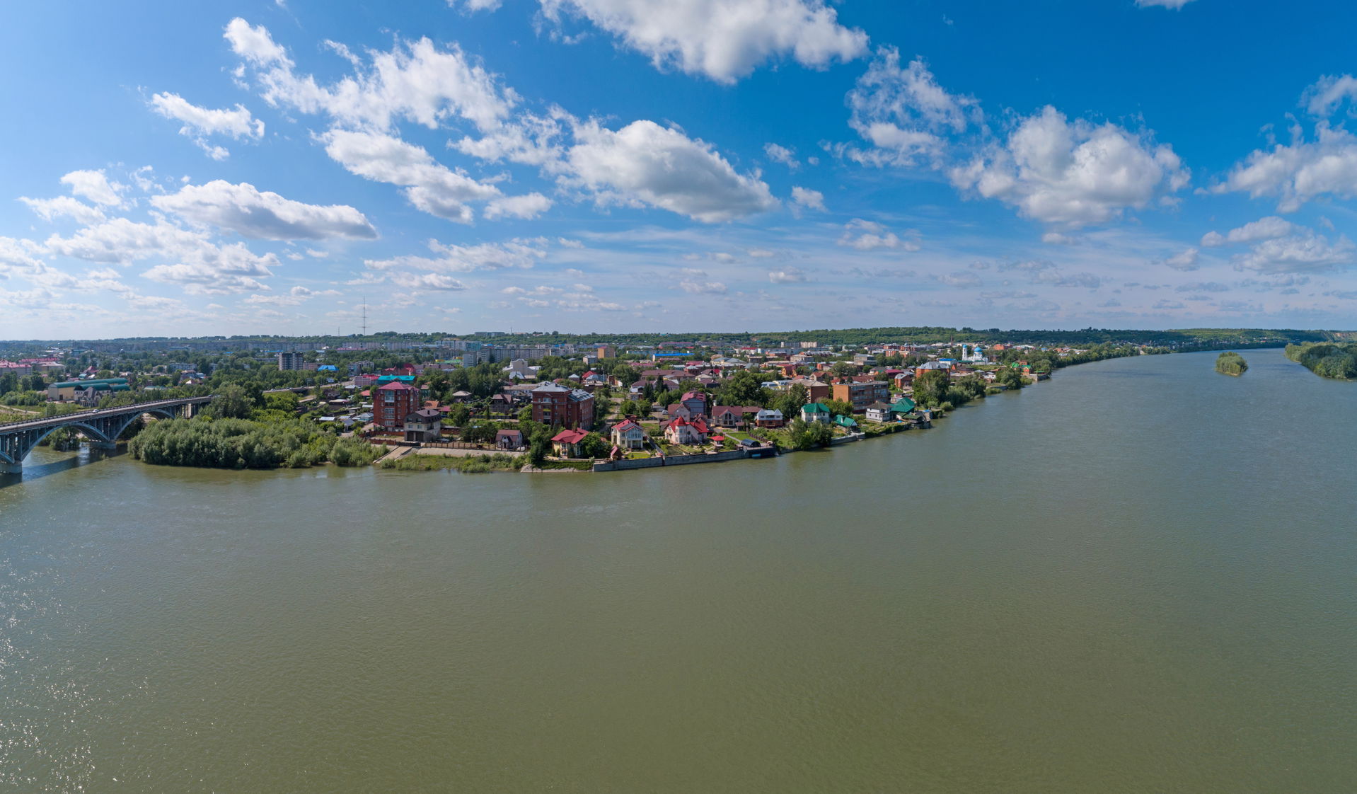 Biysk and the Biya river, Altai Krai, Russia