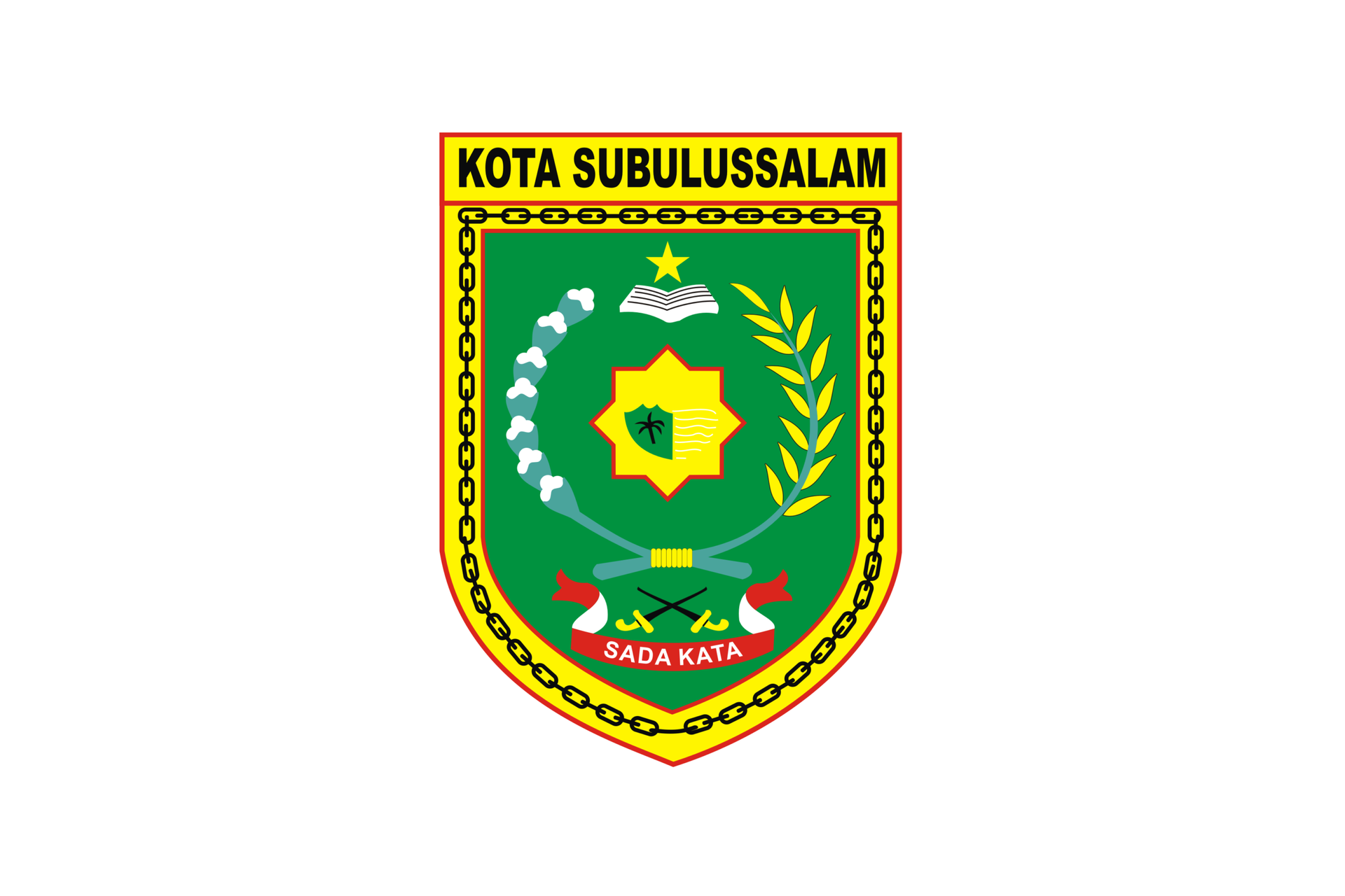 Flag of Subulussalam City, based on this image
