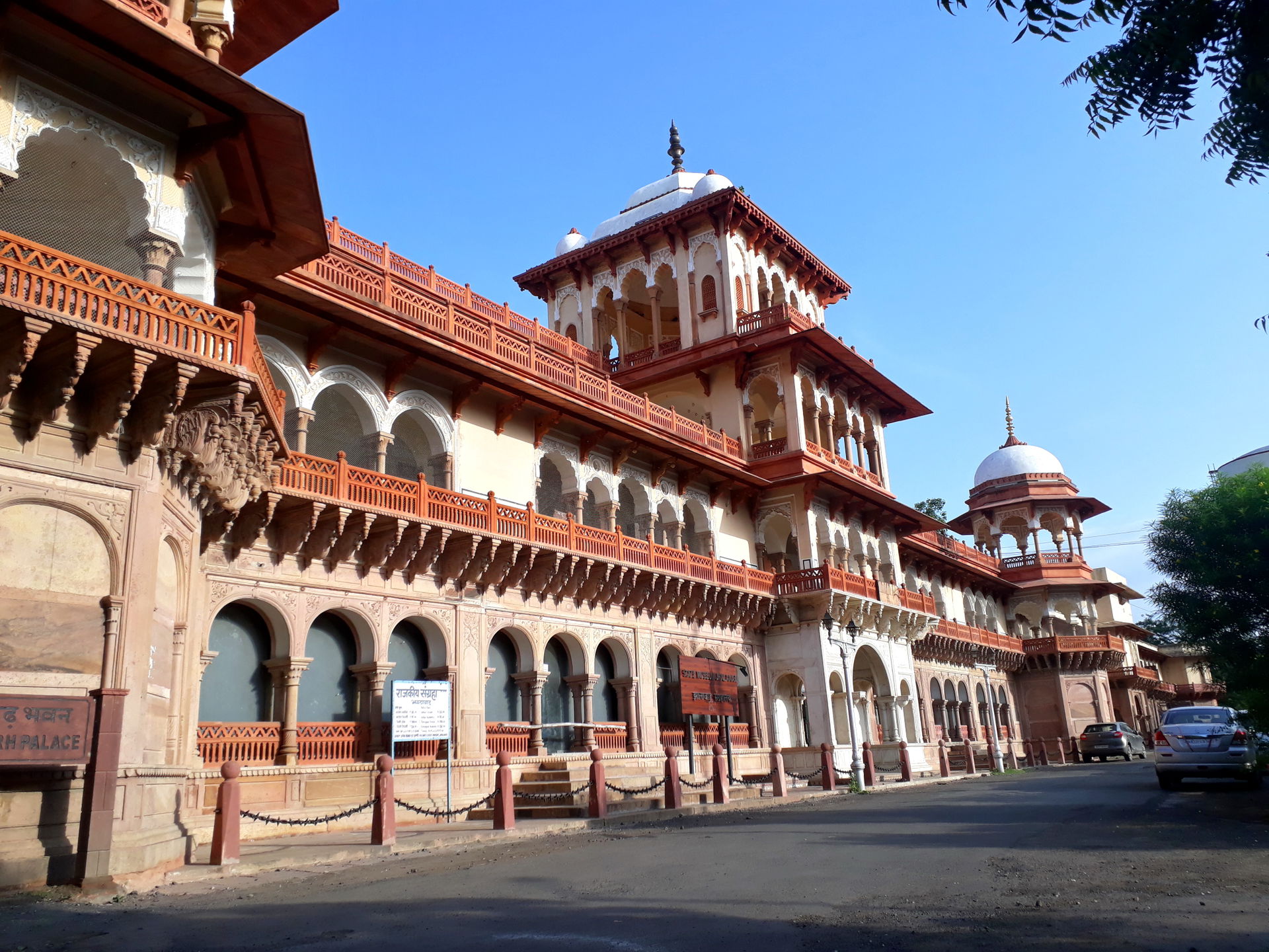 Garh Palace is at heart of Jhalawar town in Rajasthan, India