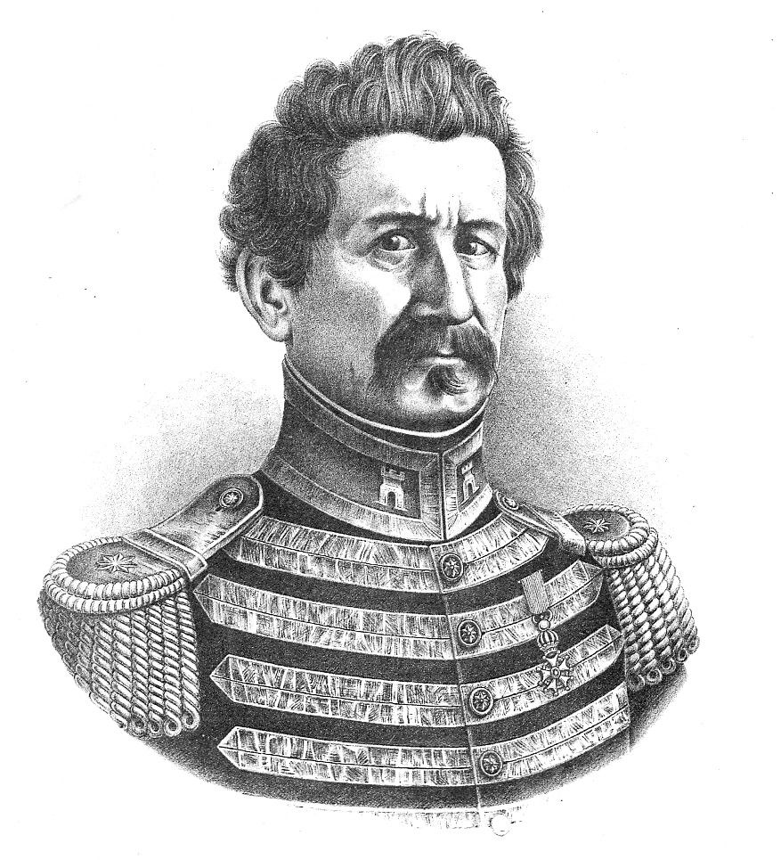 Retrato de Agustín Codazzi, extraído del Atlas geográfico e his…