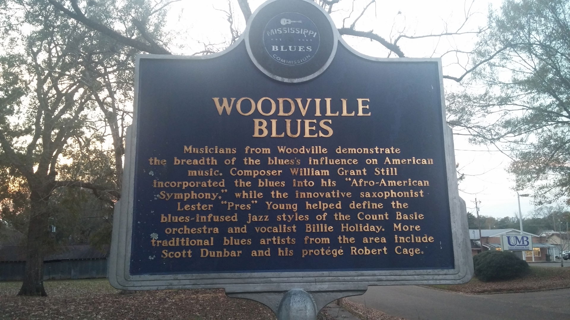 Woodville Blues - Mississippi Blues Trail Marker, located at th…