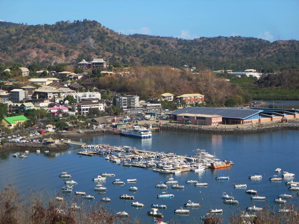 Mamoudzou on Grande-Terre island is the largest town and capita…
