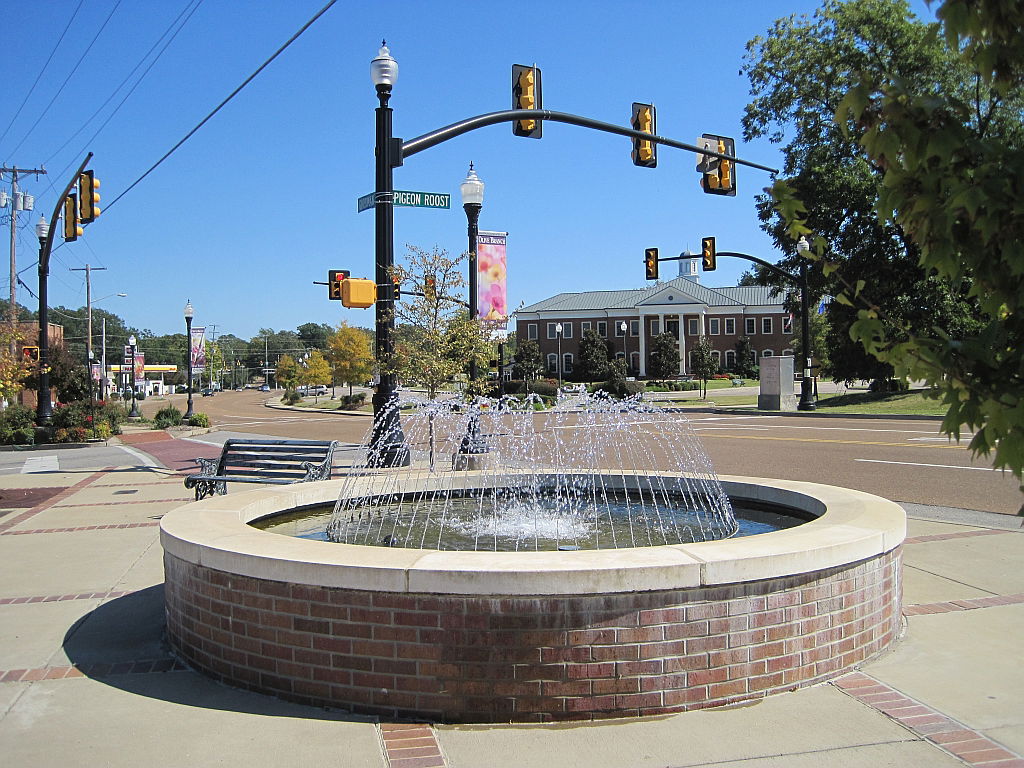 Olive Branch, Mississippi.
Downtown