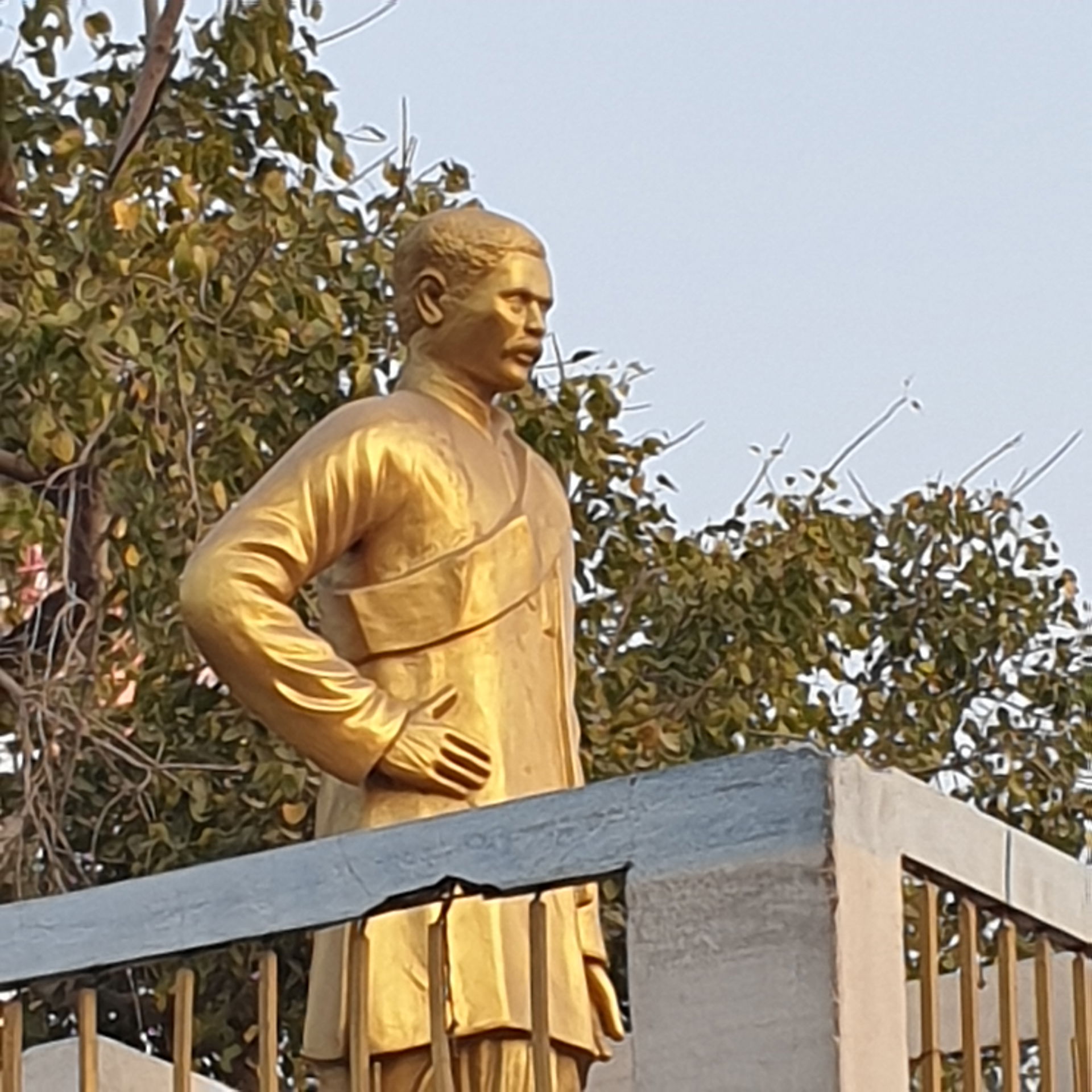 Statue of Telugu post Jashua in Piduguralla