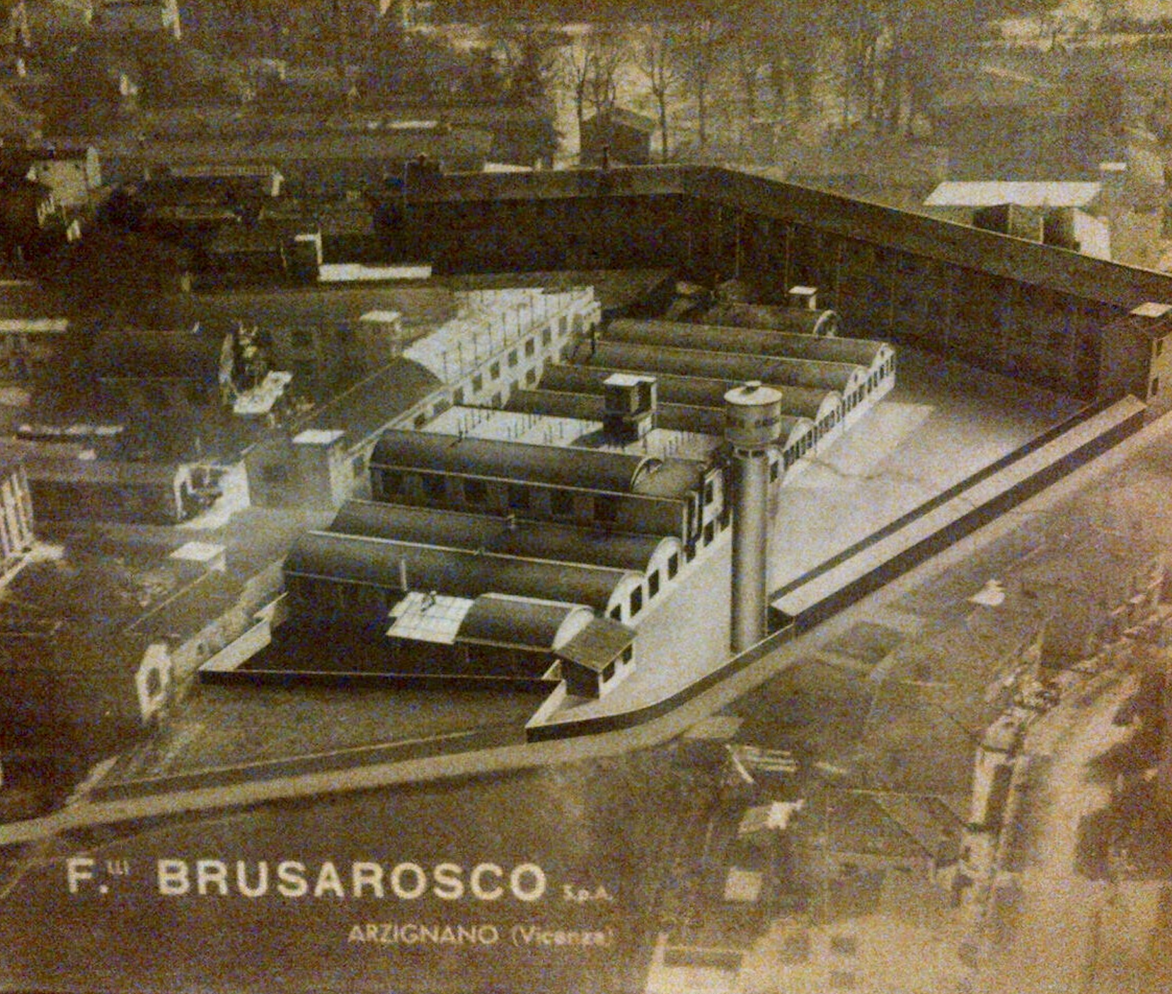 Photo/Paint of the historical headquarters of the Brusarosco ta…