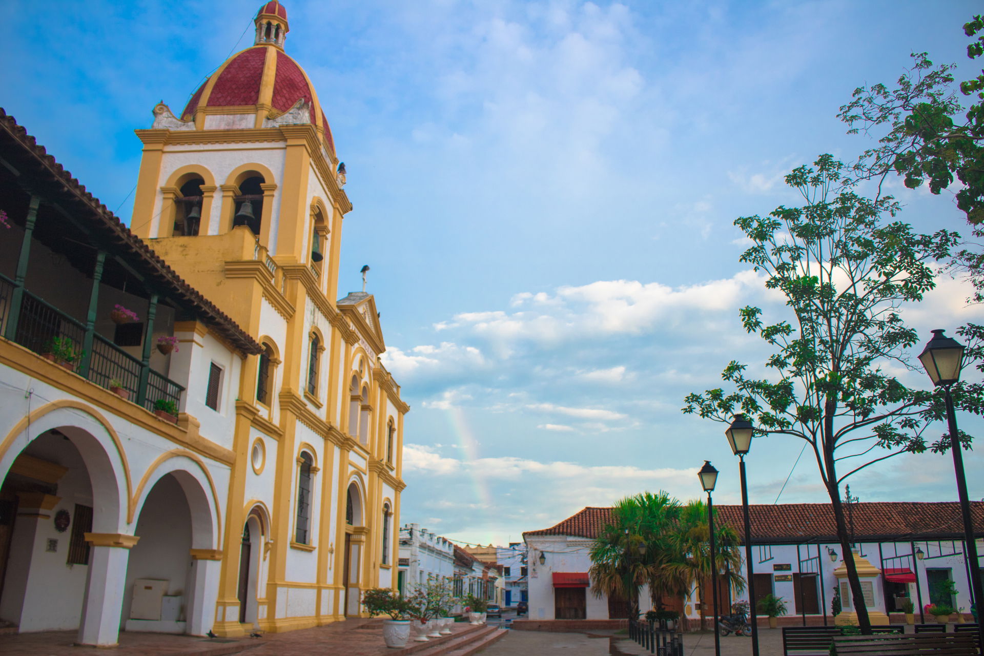 This is a view from Mompox streets