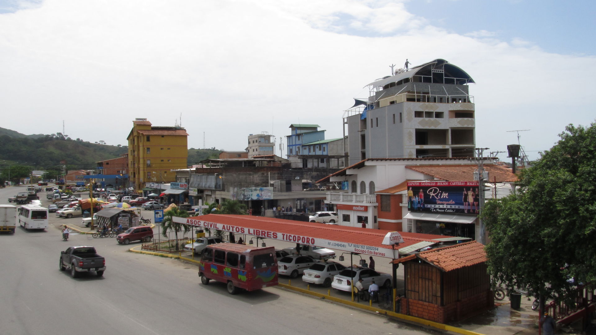 Vista desde la troncal 5 del poblado de Socopó (estado Barinas)…