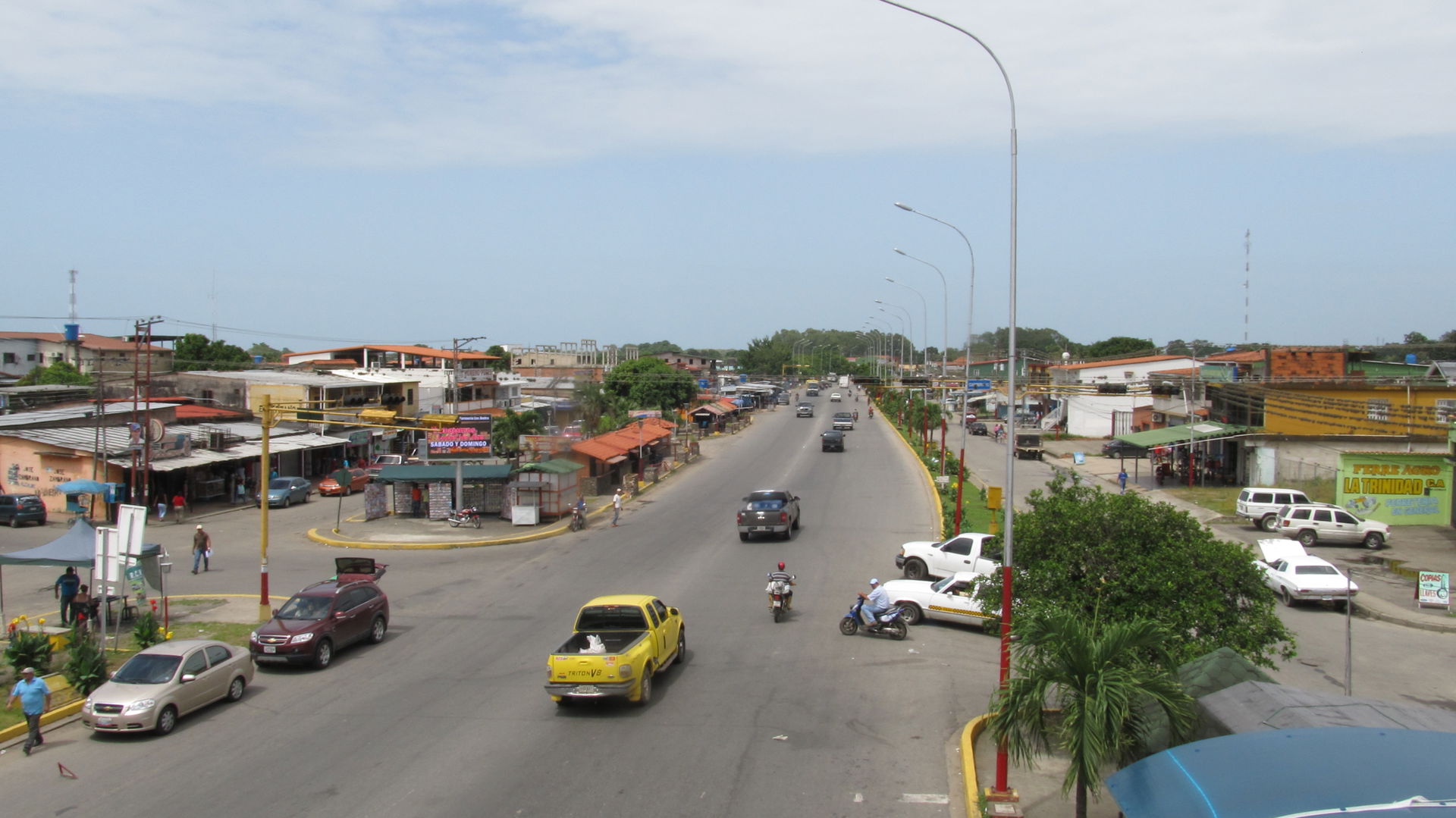 Foto tomada desde la troncal 5 a la localidad de Socopó (estado…
