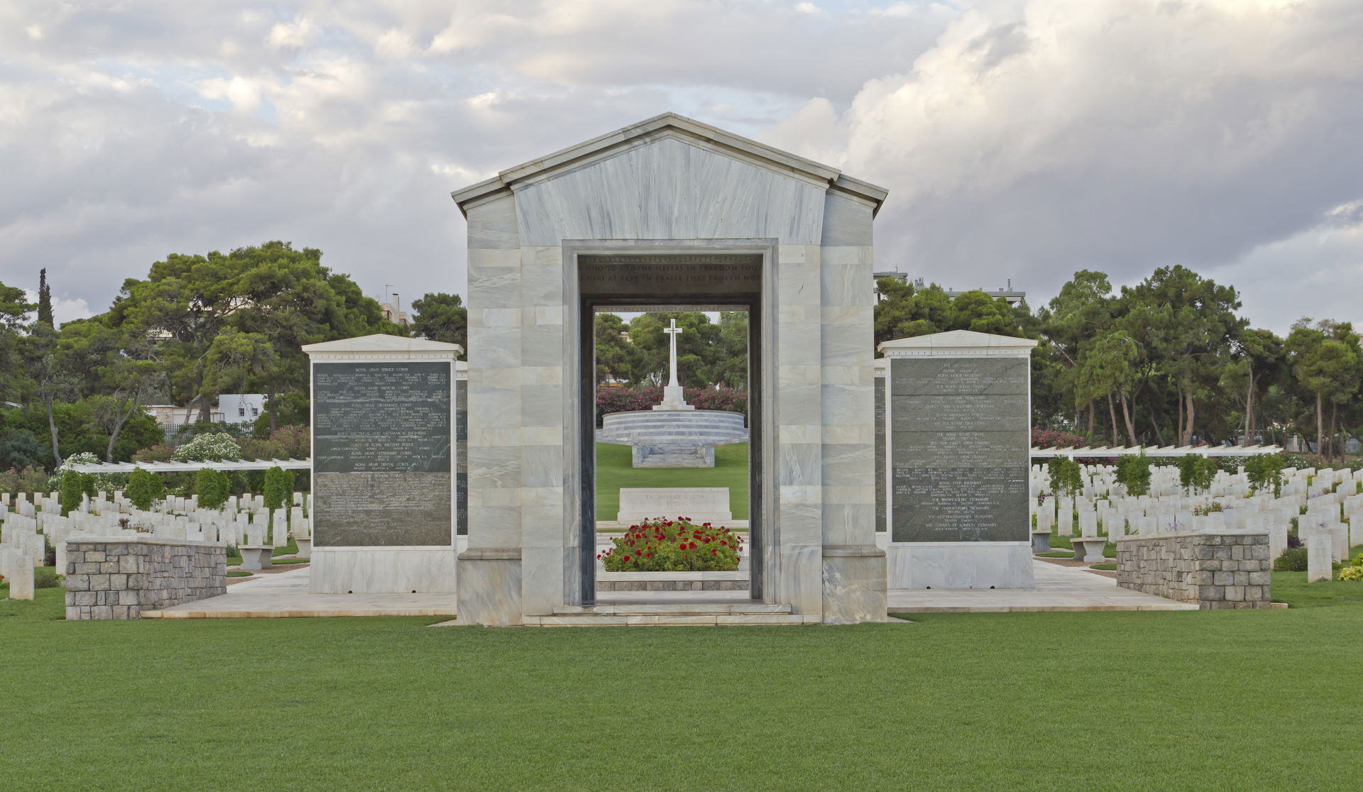 Commonwealth cemetery («Phaleron War Cemetery») in Paleo Faliro…
