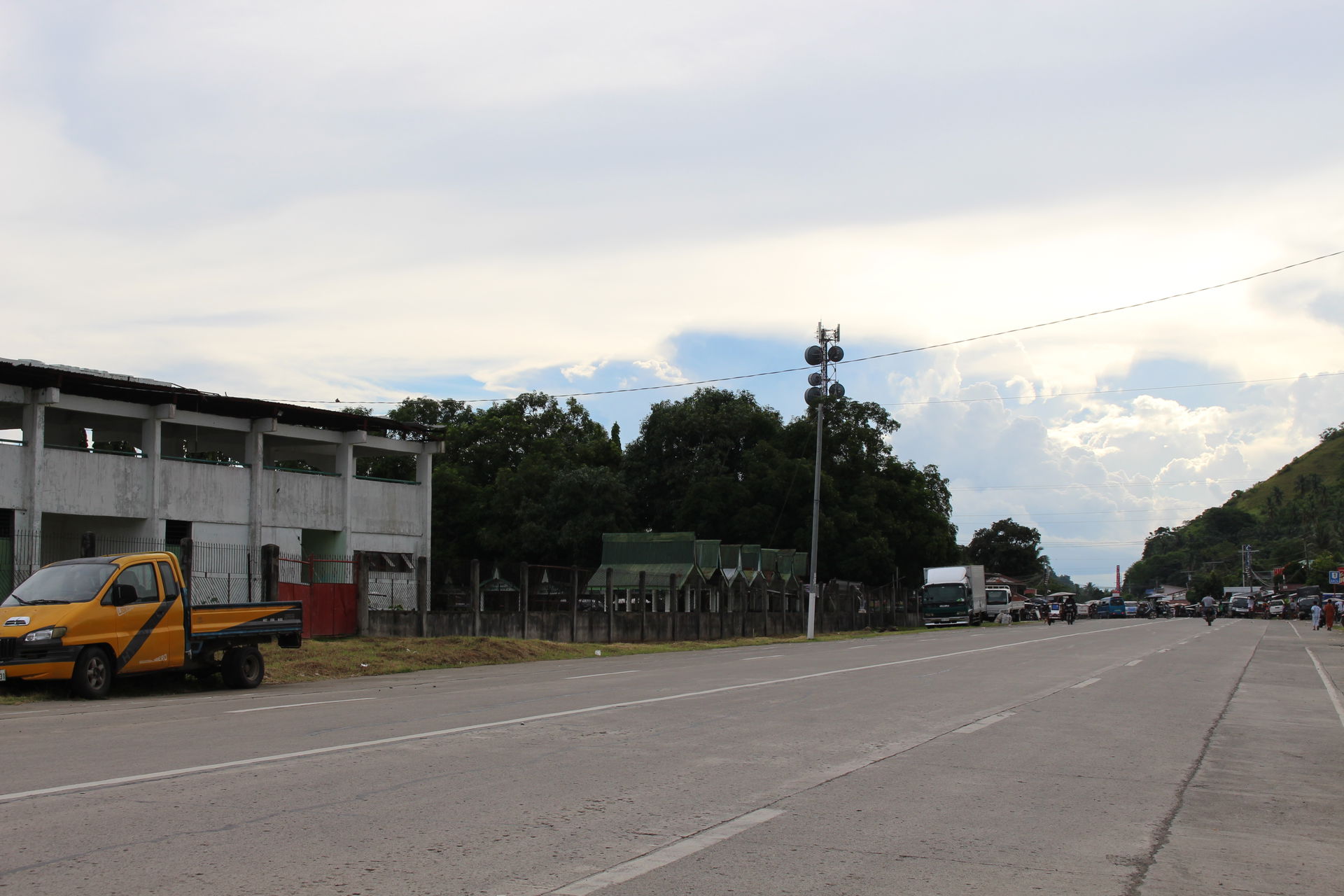 The far view of Sultan Naga Dimaporo's Poblacion.