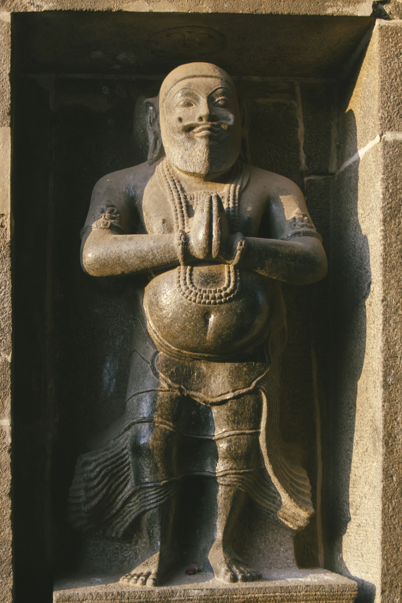 Sculpture in a wall at Nataraja Temple in Chidambaram, Tamil Na…
