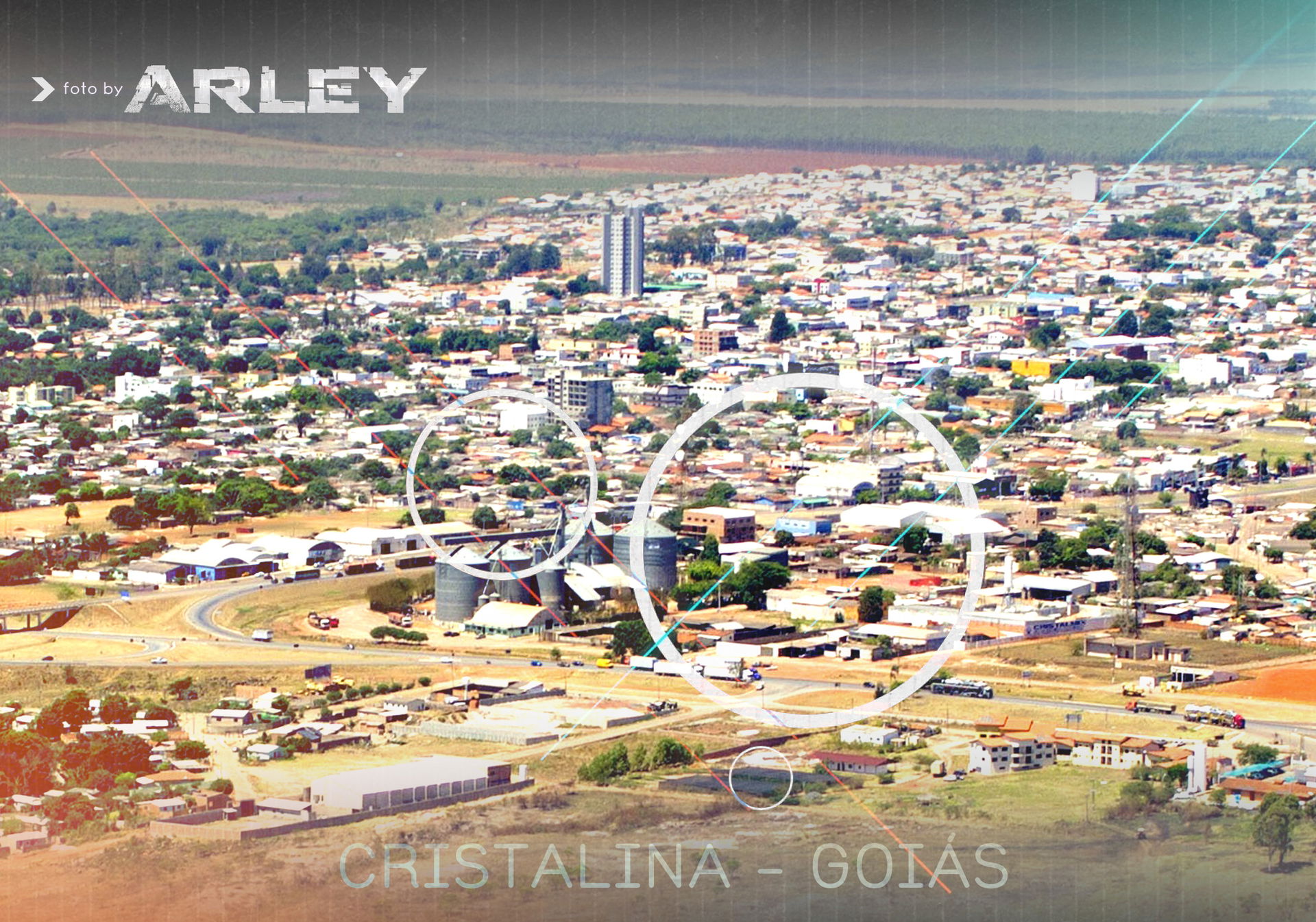 CRISTALINA GOIÁS BY ARLEY Foto aérea de Cristalina