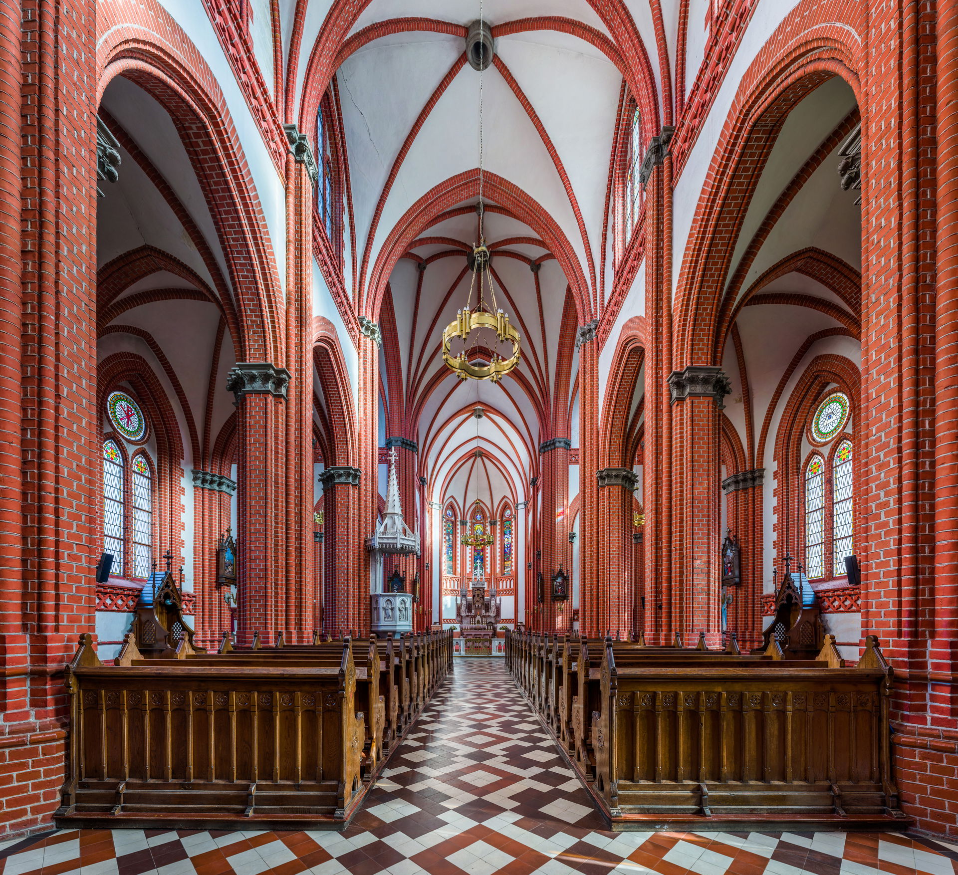The interior of the church of Saint Marie, Palanga, Lithuania