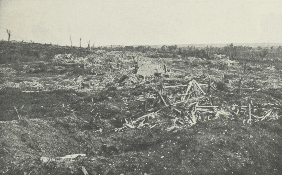 Les ruines de Castel après l'attaque du 12 juillet.