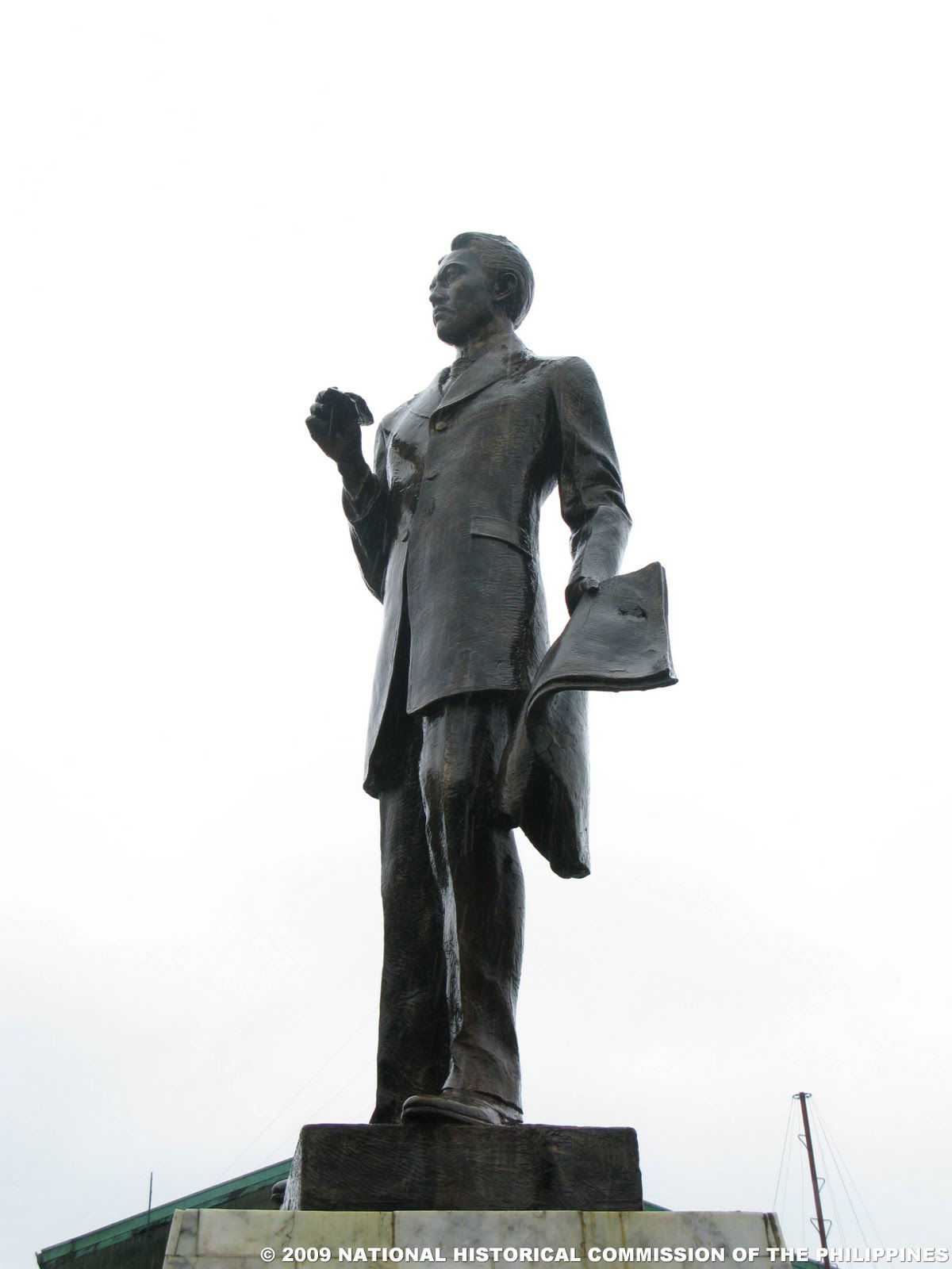 Statue of Jose Ma. Panganiban in front of the Jose Panganiban M…