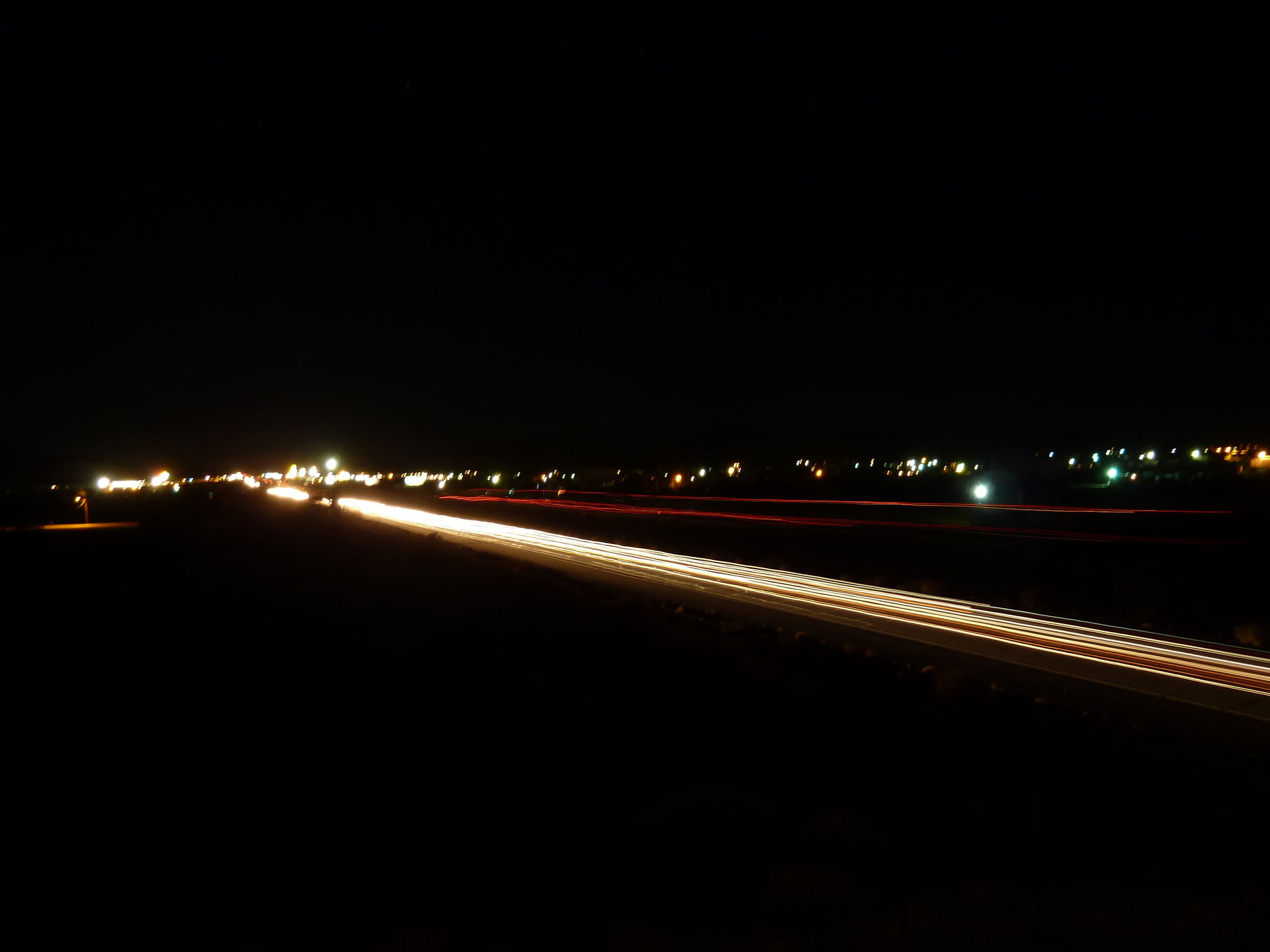 Quartzsite, AZ : View W, US 95 and Interstate 10, 2011