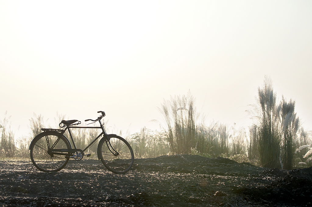 The landscape is just outside the township of Rampurhat during …