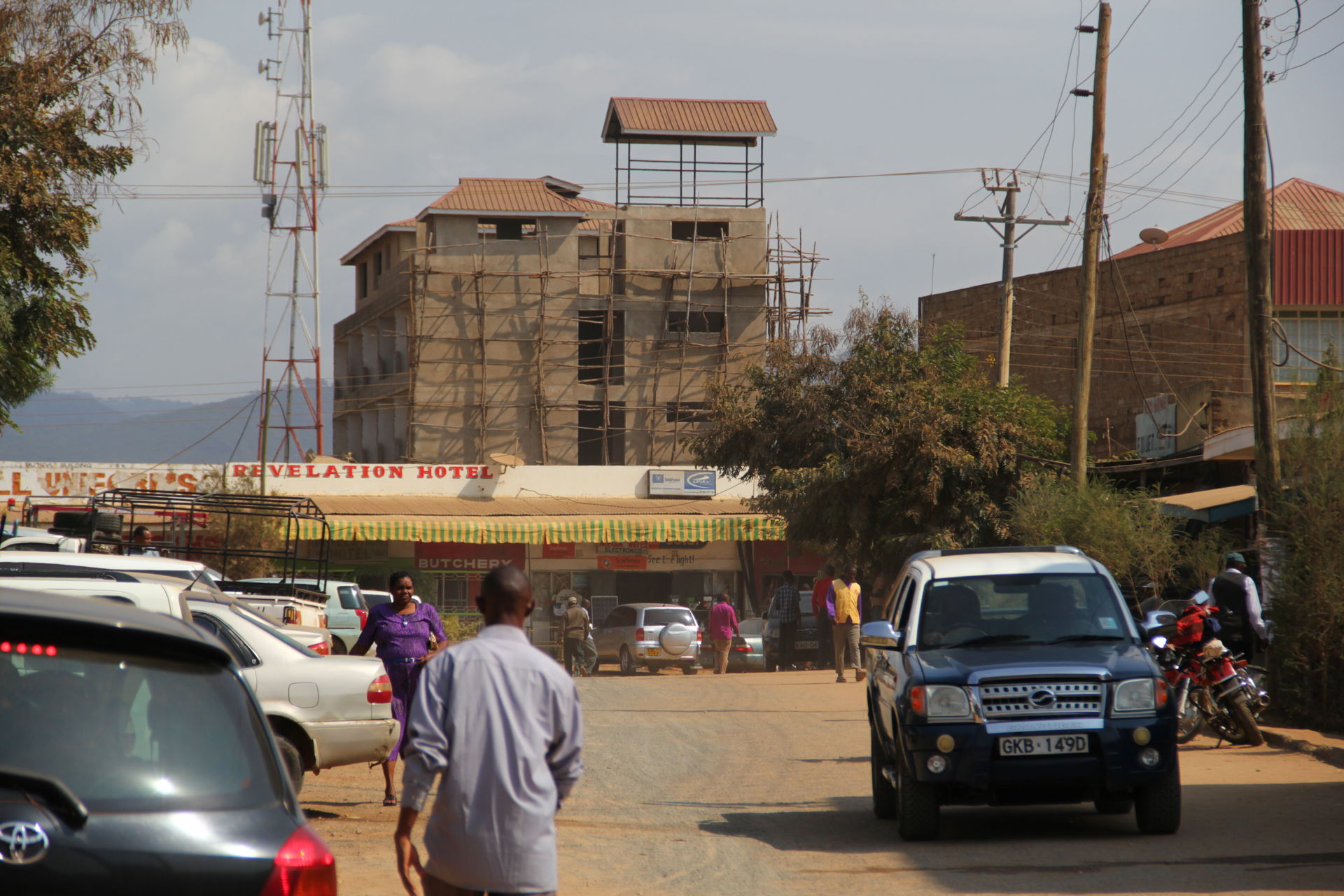 Street in Wote, Kenya, in 2016.