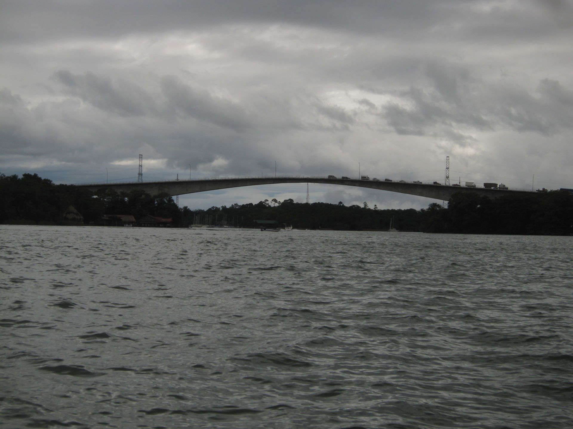 Bridge over Rio Dulce in Rio Dulce (Fronteras)