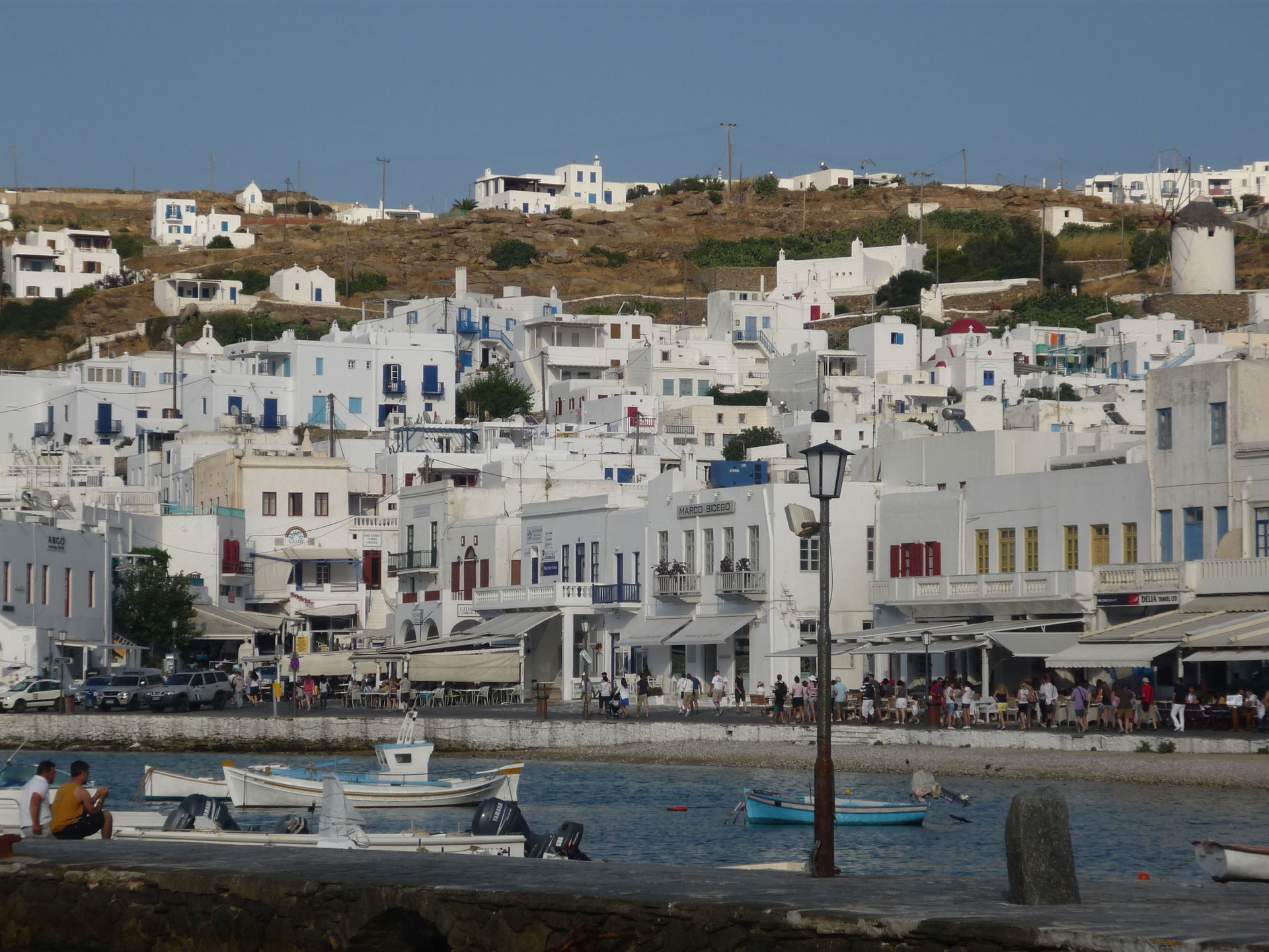 A view of Mykonos City