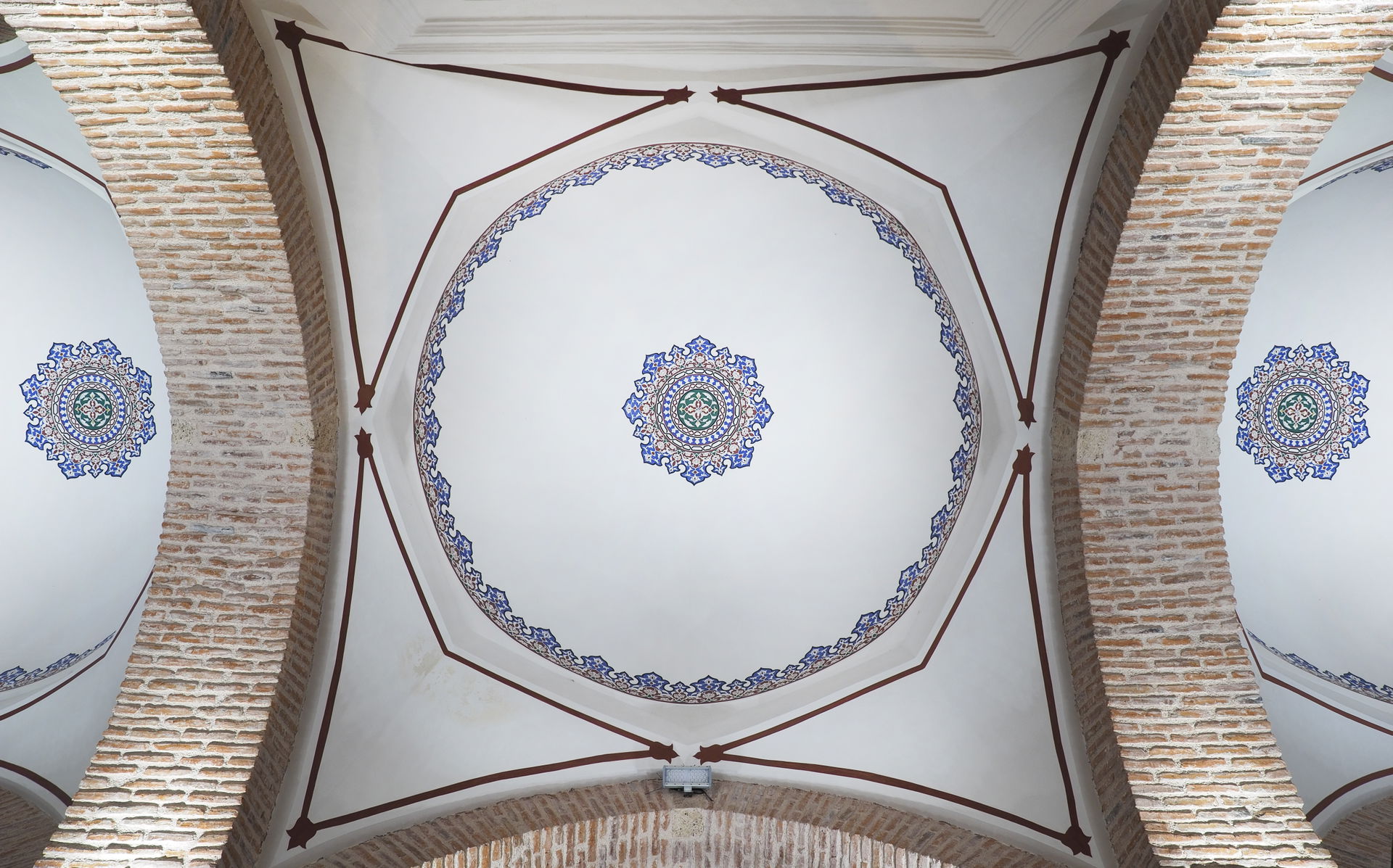 Three small domes at enterance of Hajdar Kadi Mosque, Bitola, M…