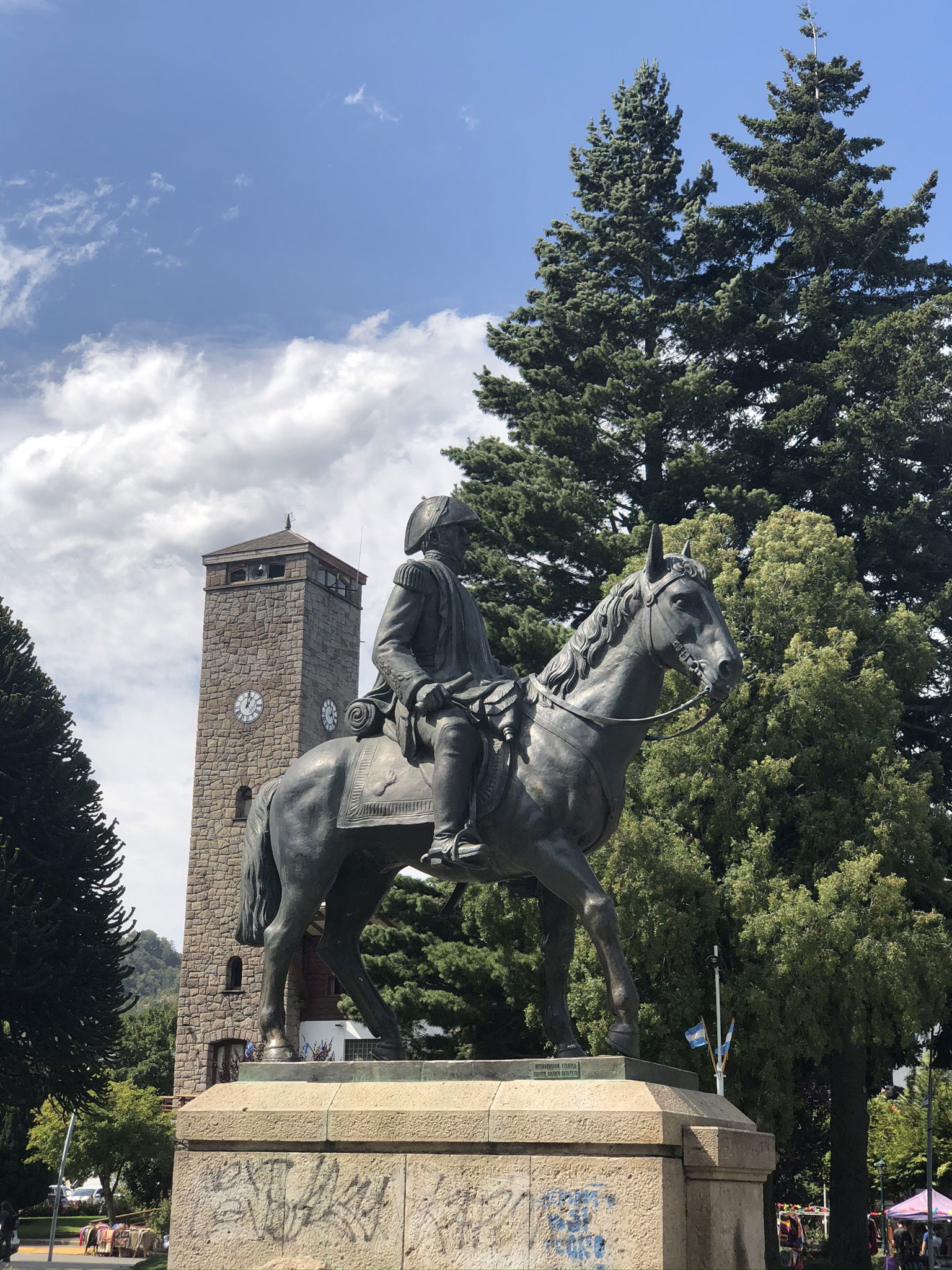 Photo taken in Plaza San Martín. San Martín de los andes