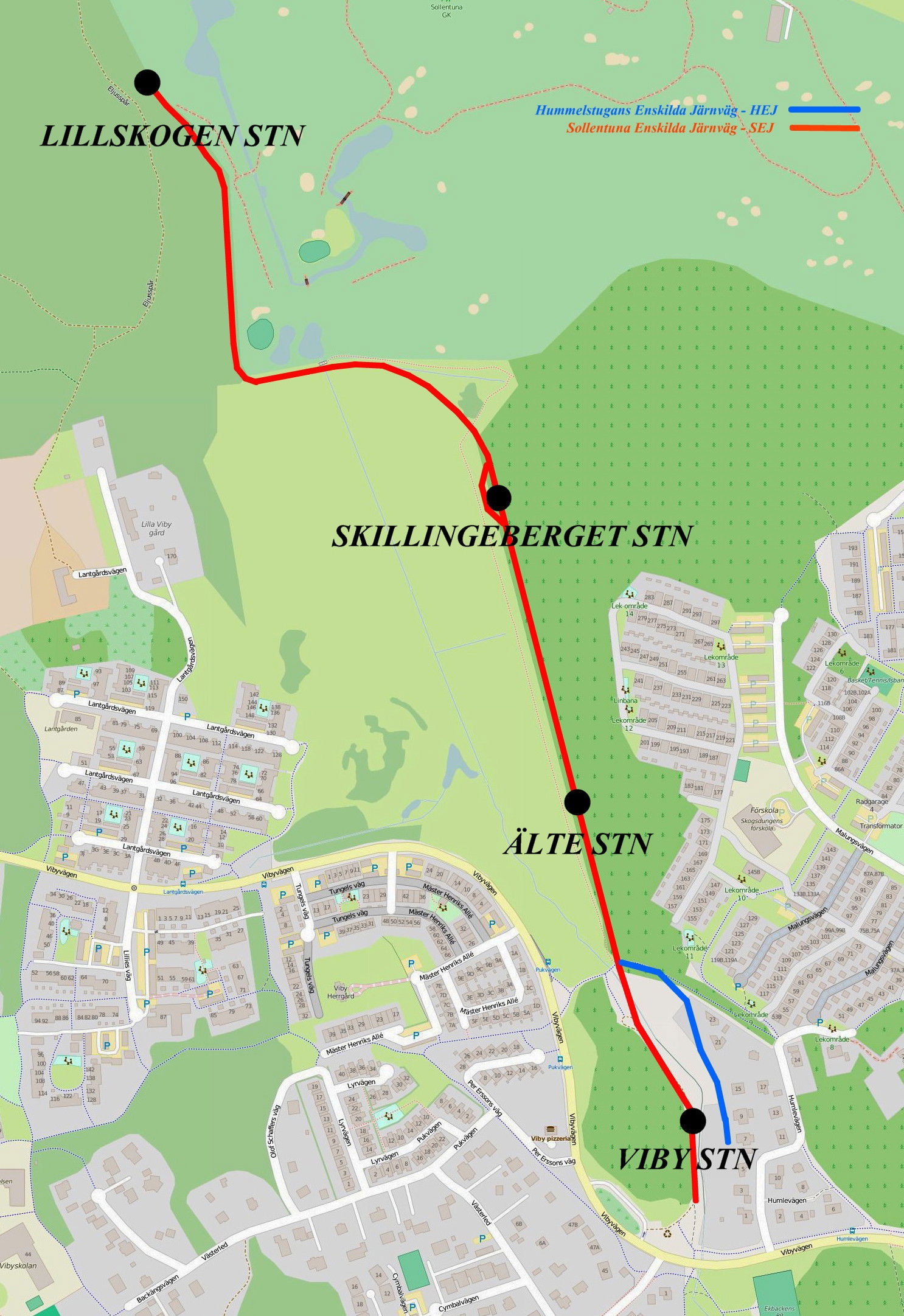 Sollentuna Enskilda Järnväg (SEJ) och Hummelstugans Enskilda Jä…