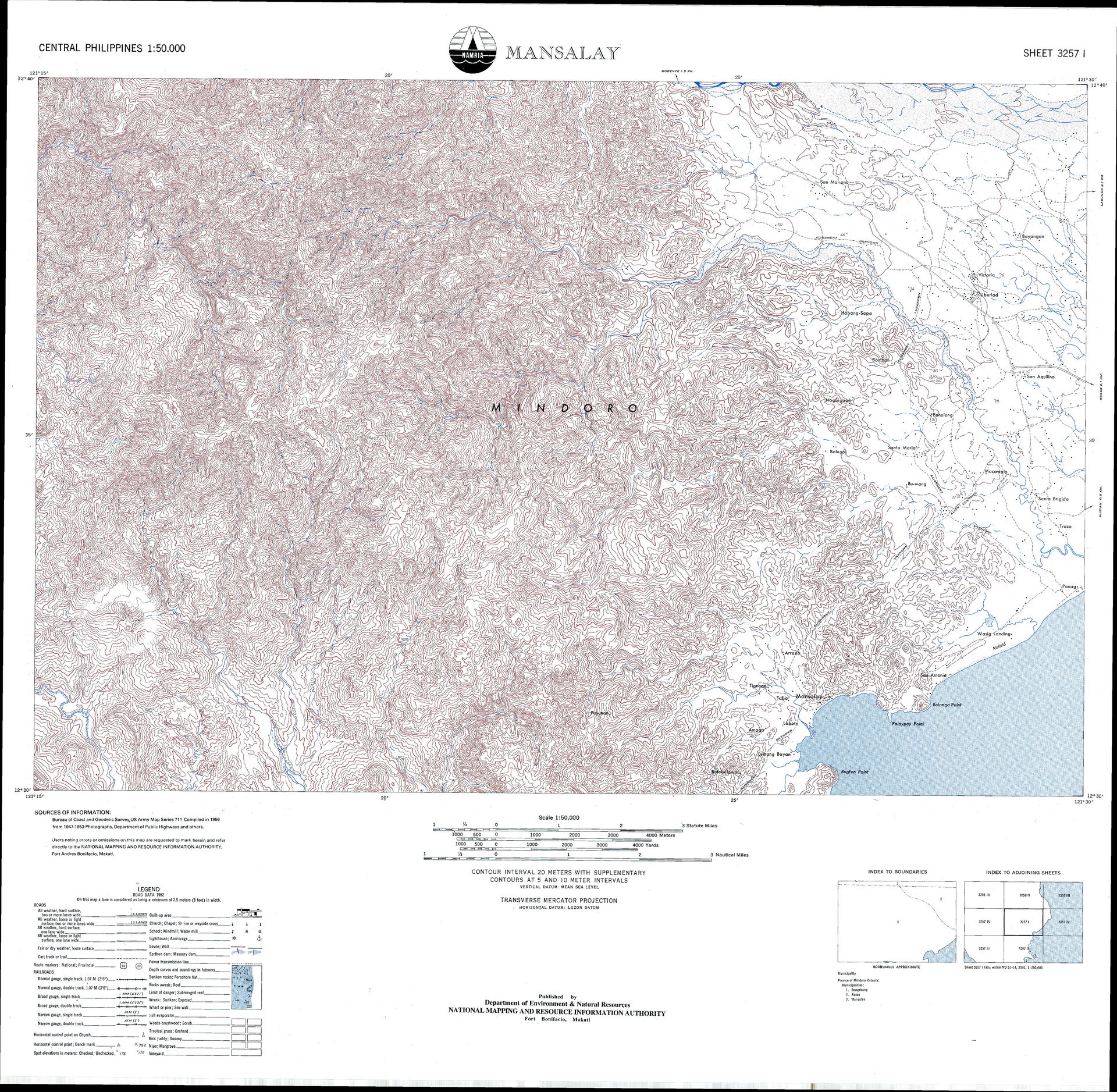 The Map 711 series at scale 1:50,000 was originally published b…