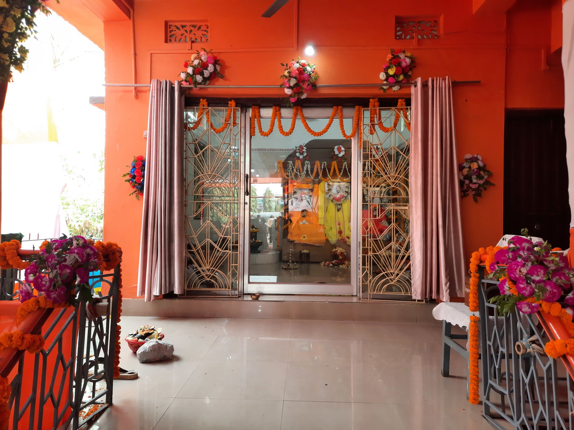 Hindu temple in Islampur, Uttar Dinajpur, West Bengal.