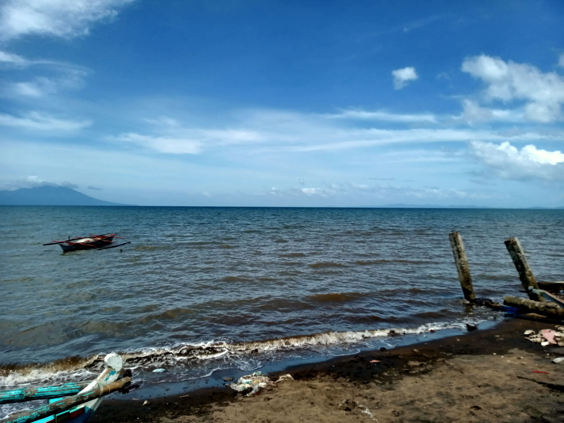 The bay towards the Samar Sea as viewed from Carigara, Leyte.
