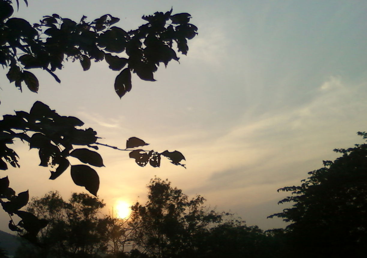Sunset near Parvathipuram, Vizianagaram district