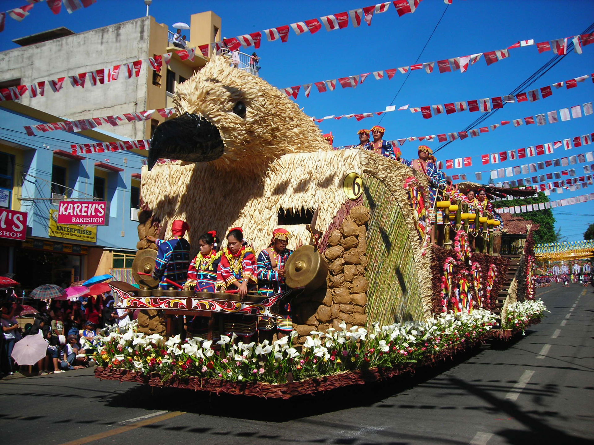 Parade float of the municipality of Kitaotao during the Kaamula…