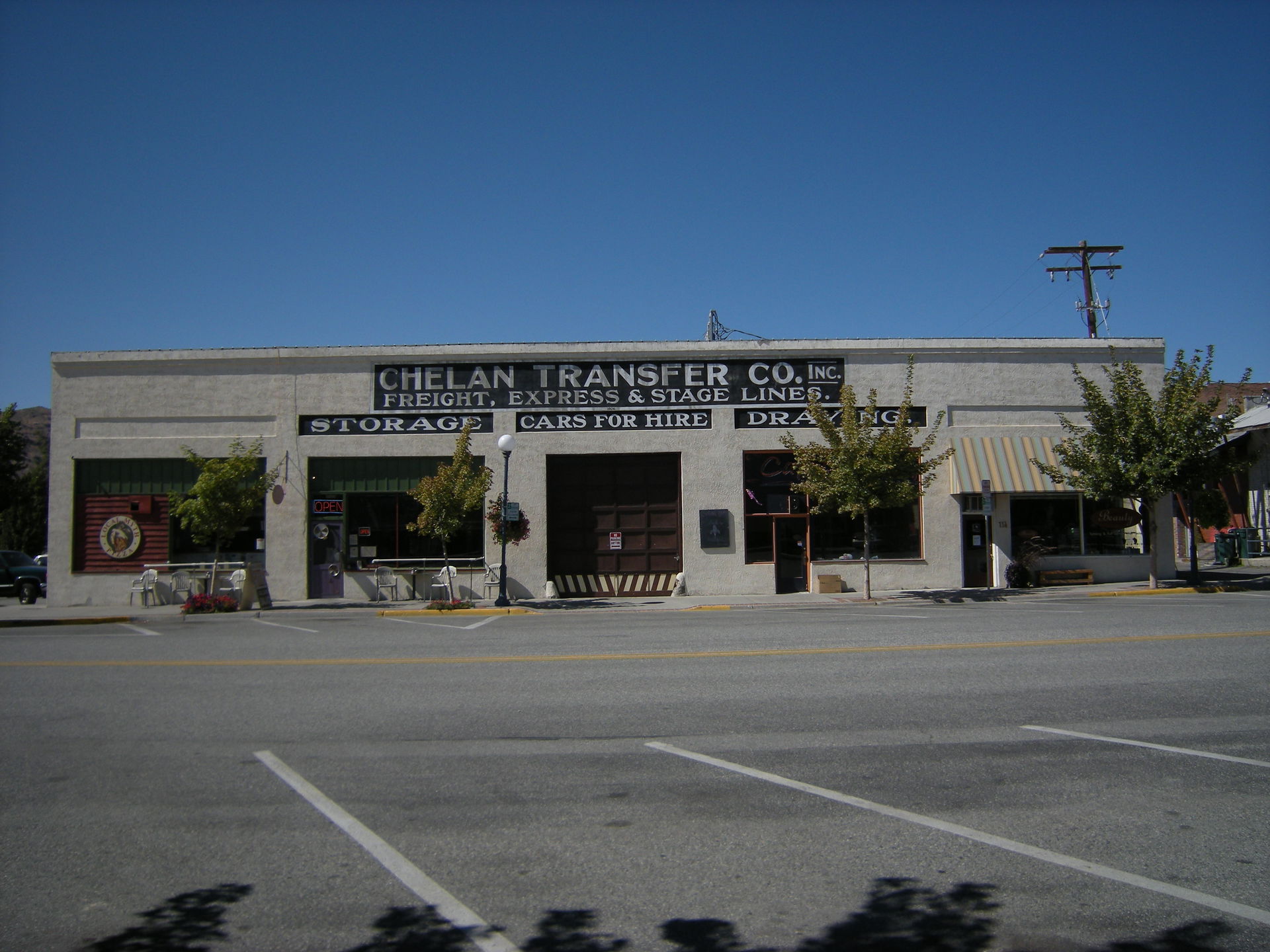 The former Chelan Transfer Company, Chelan, Washington.