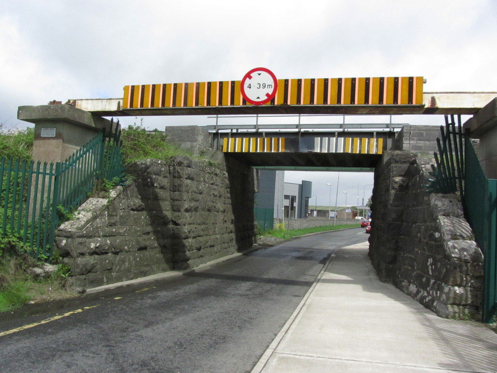 Low bridge on N63, Killashee St, SW of Longford
