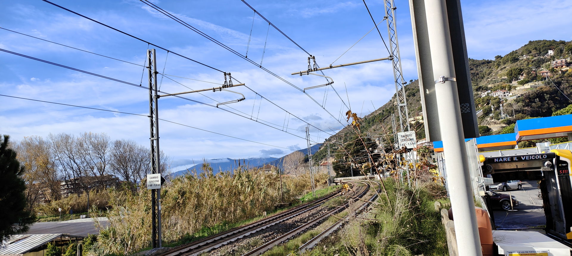 zona avvicinamento a cambio tensione 3kV~1,5 kV
