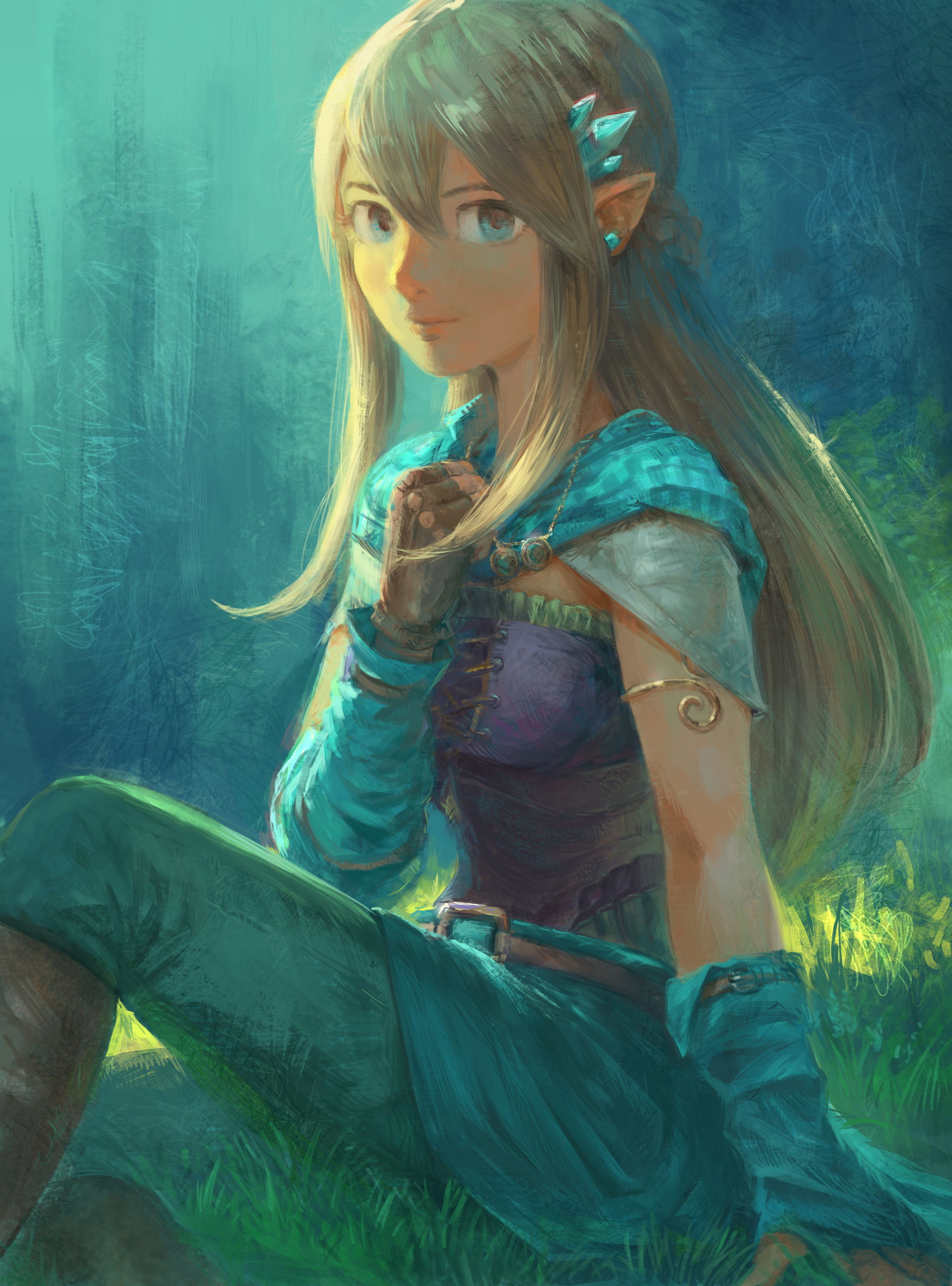 Here is my digital painting attempt at pushing the character de…