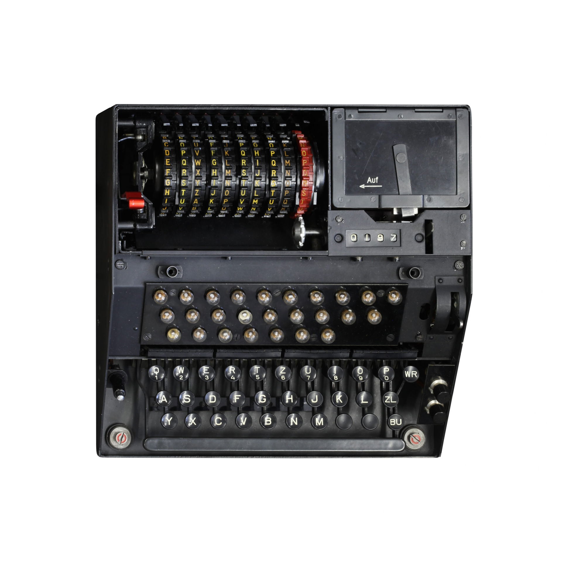 The NEMA, cryptographic machine used by the Swiss Army from 194…
