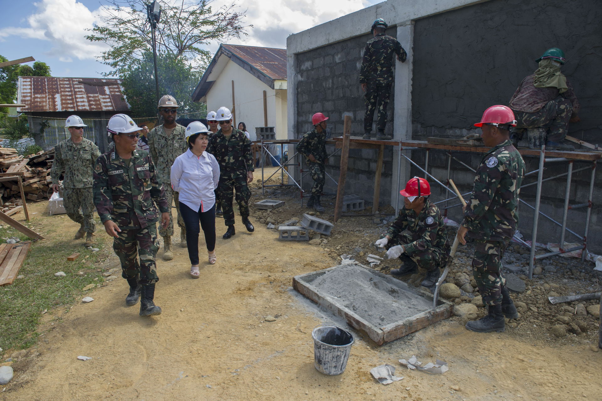 The mayor of Tapaz municipality, the honorable Rosmarie F. Gard…