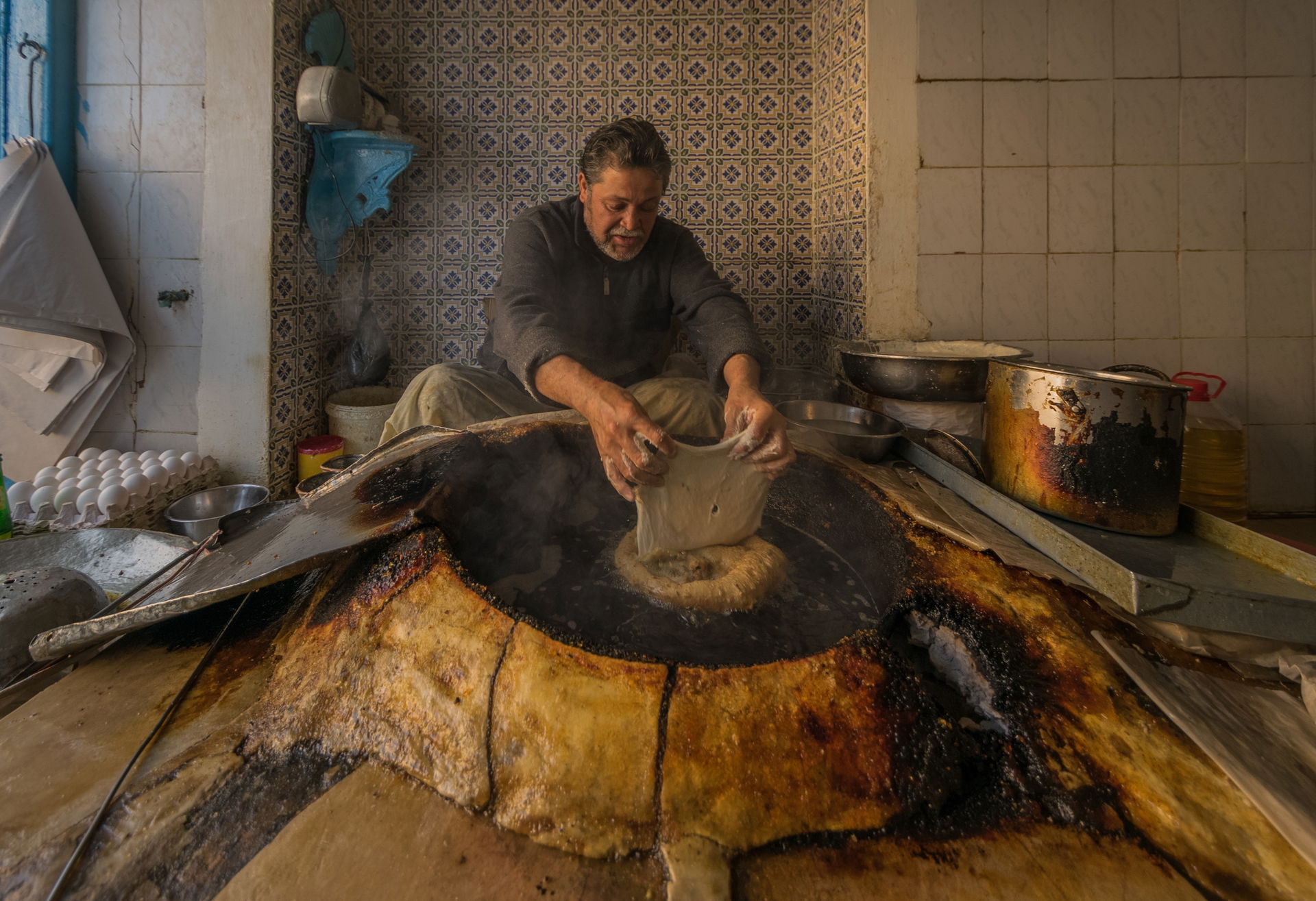 This is an image of "African people at work" from