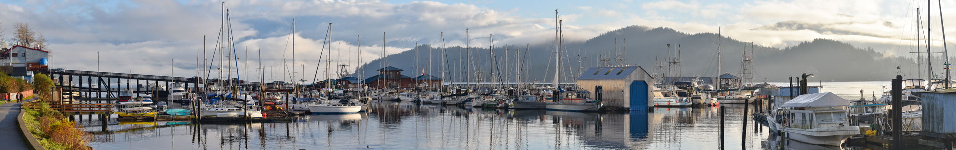 The marina at Lower Gibsons in Gibsons, Brtitish Columbia, Cana…