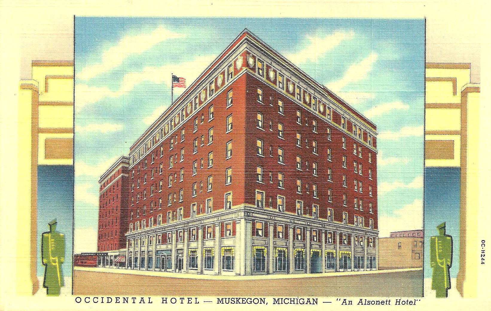 Muskegon's Occidental Hotel started in the late 19th century as…