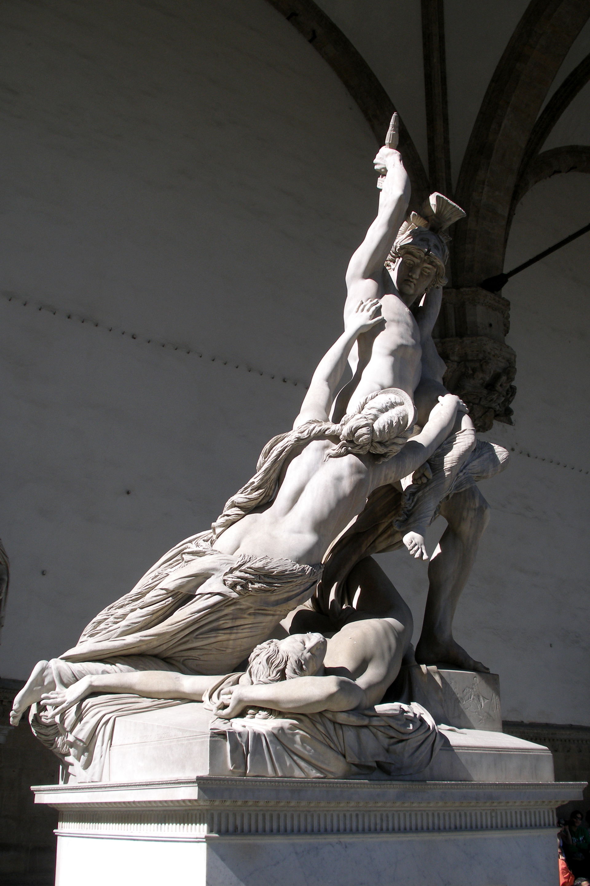 The Rape of Polyxena, Pio Fedi, Loggia dei Lanzi, Florence. The…