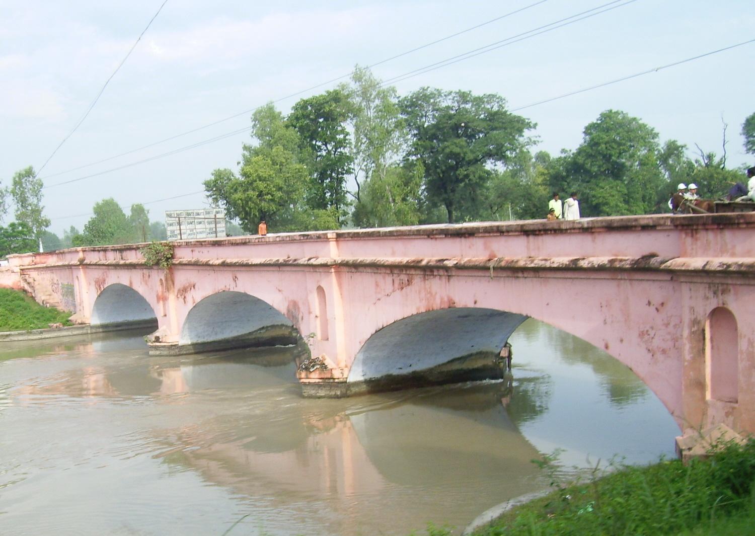 Photograph of an East India Company era (1854) bridge on the Ga…