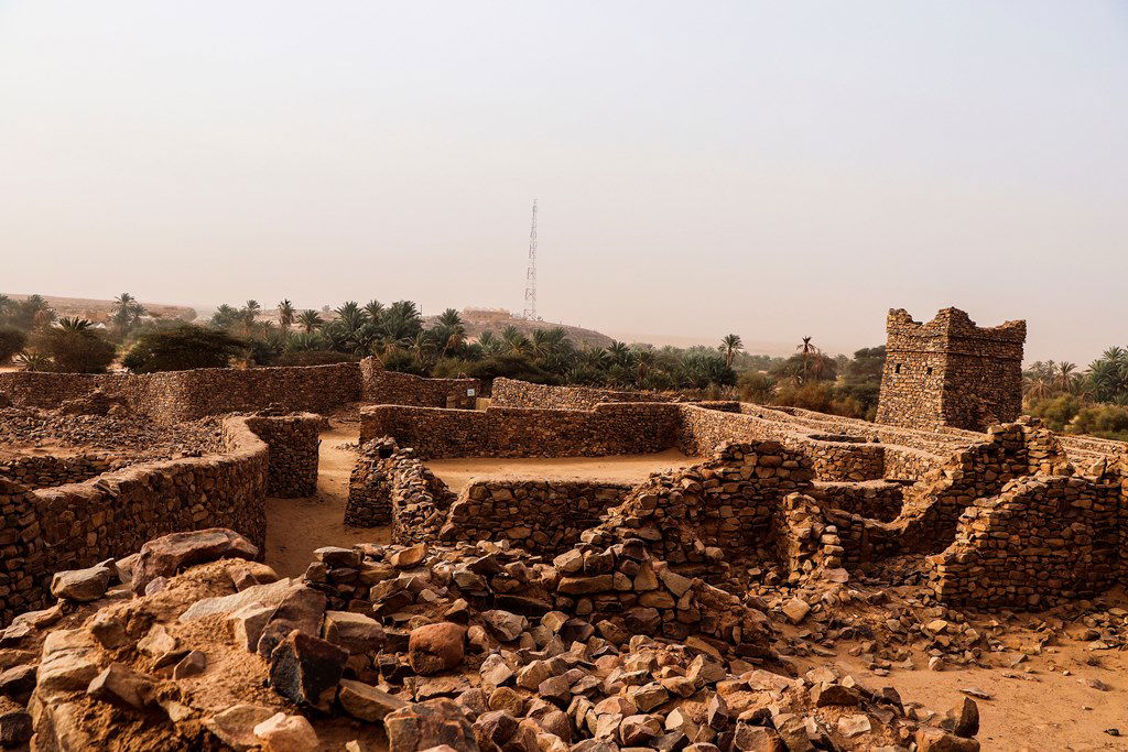 Ouadane: View of old town