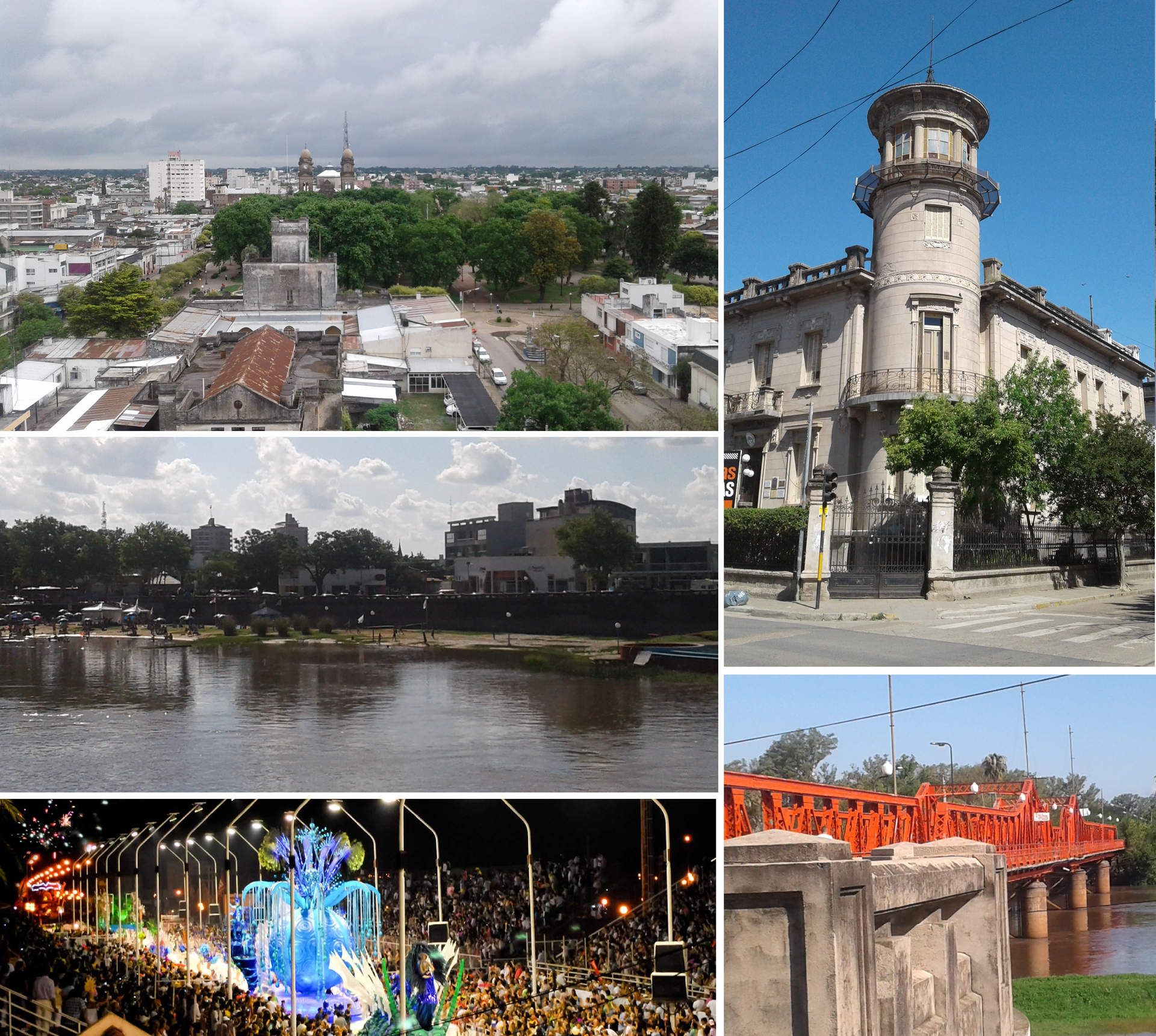 Imágenes de la ciudad de Gualeguaychú, Entre Ríos, Argentina.