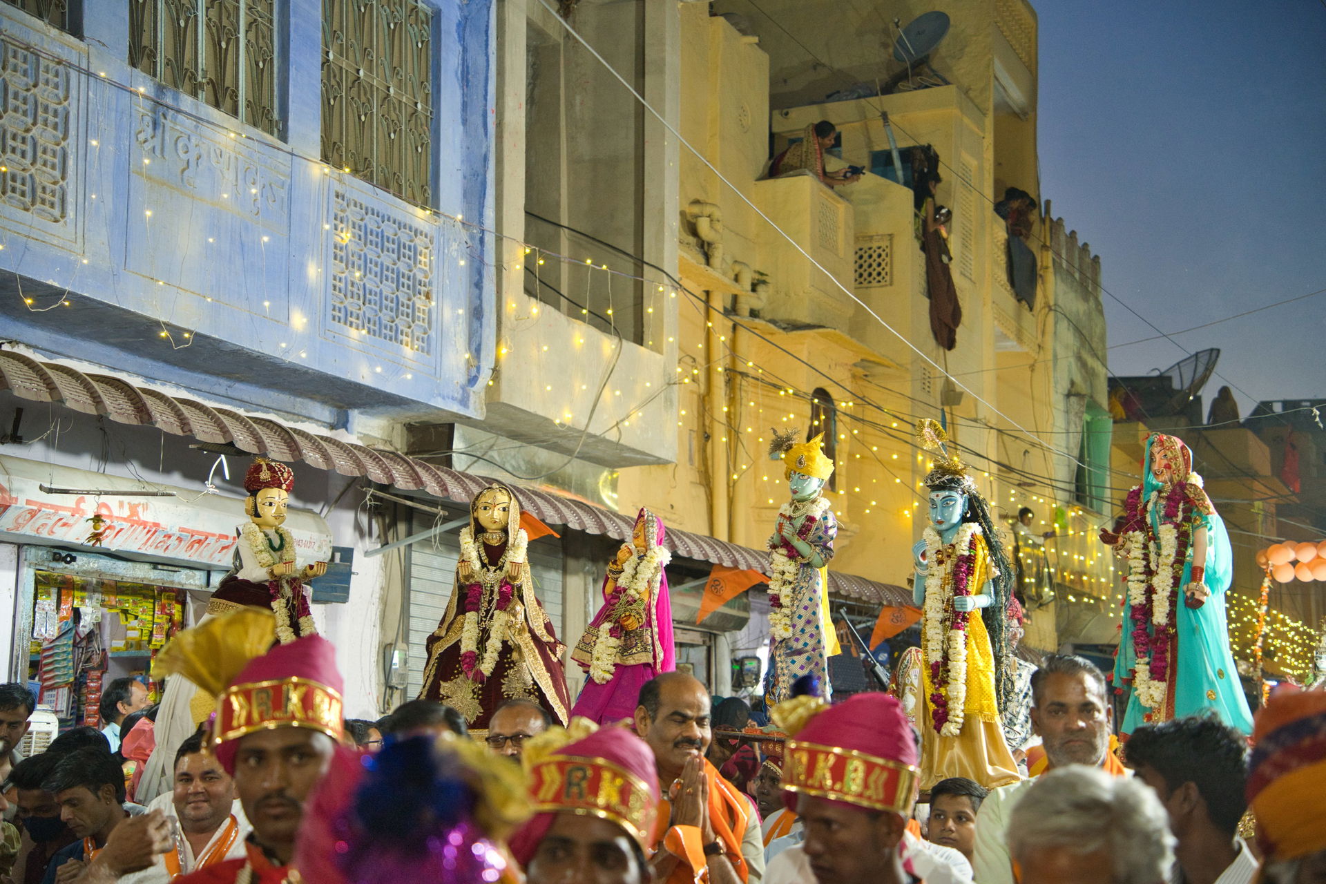 Gangaur procession in Kishangarh, Rajasthan