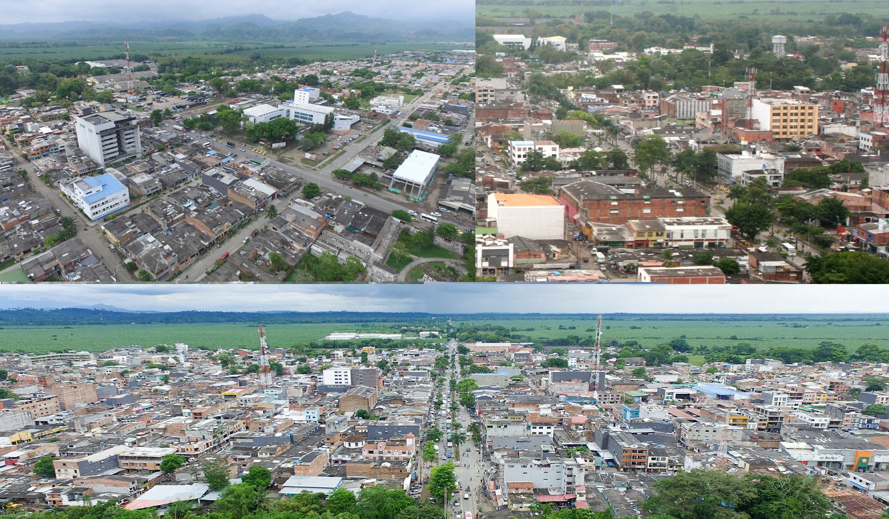 Panoramicas de la ciudad de Apartadó, Colombia
