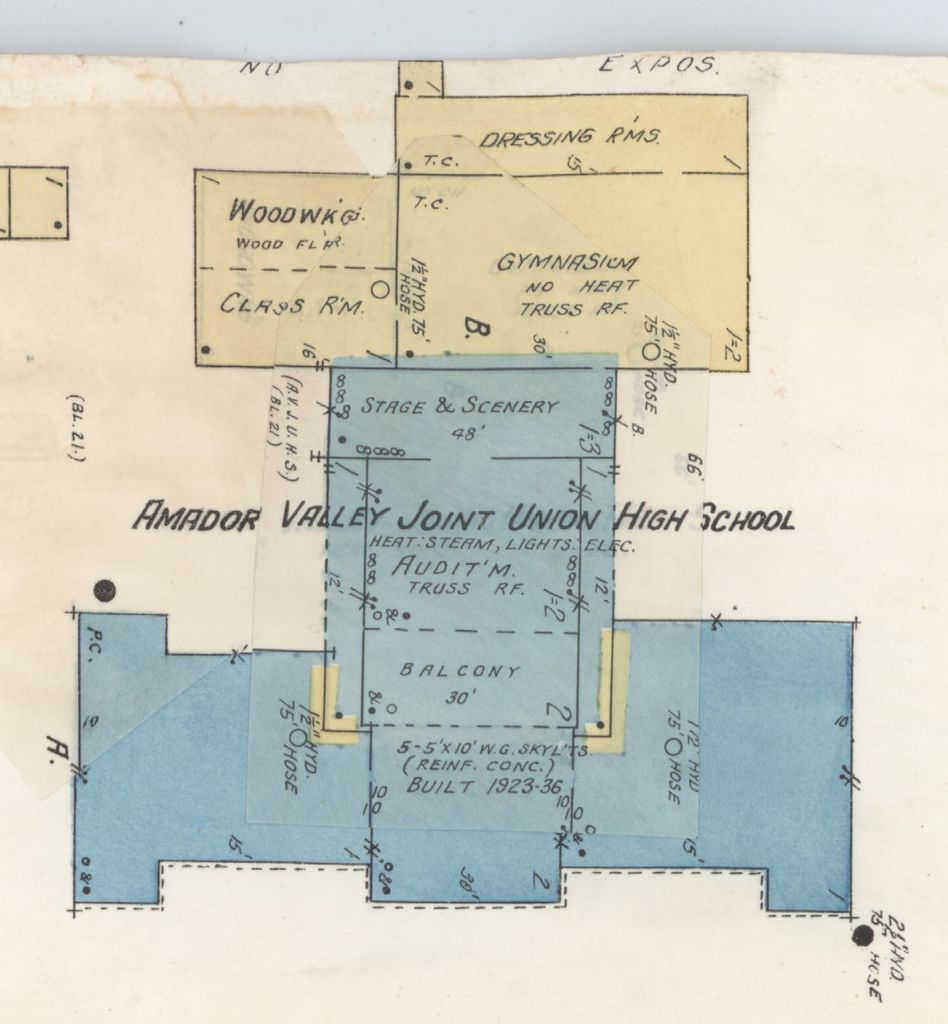 Clipping of Image 12 of Sanborn Fire Insurance Map from Pleasan…
