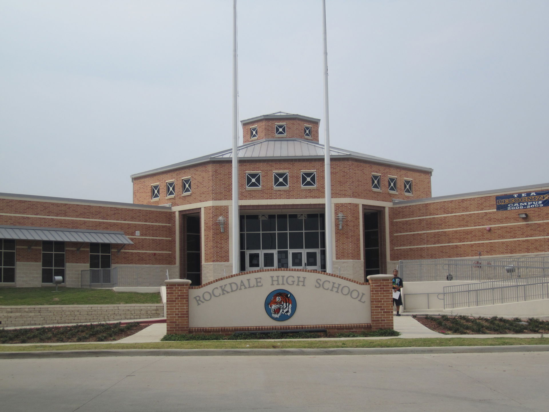 I took photo of Rockdale High School in Rockdale, TX, with Cano…